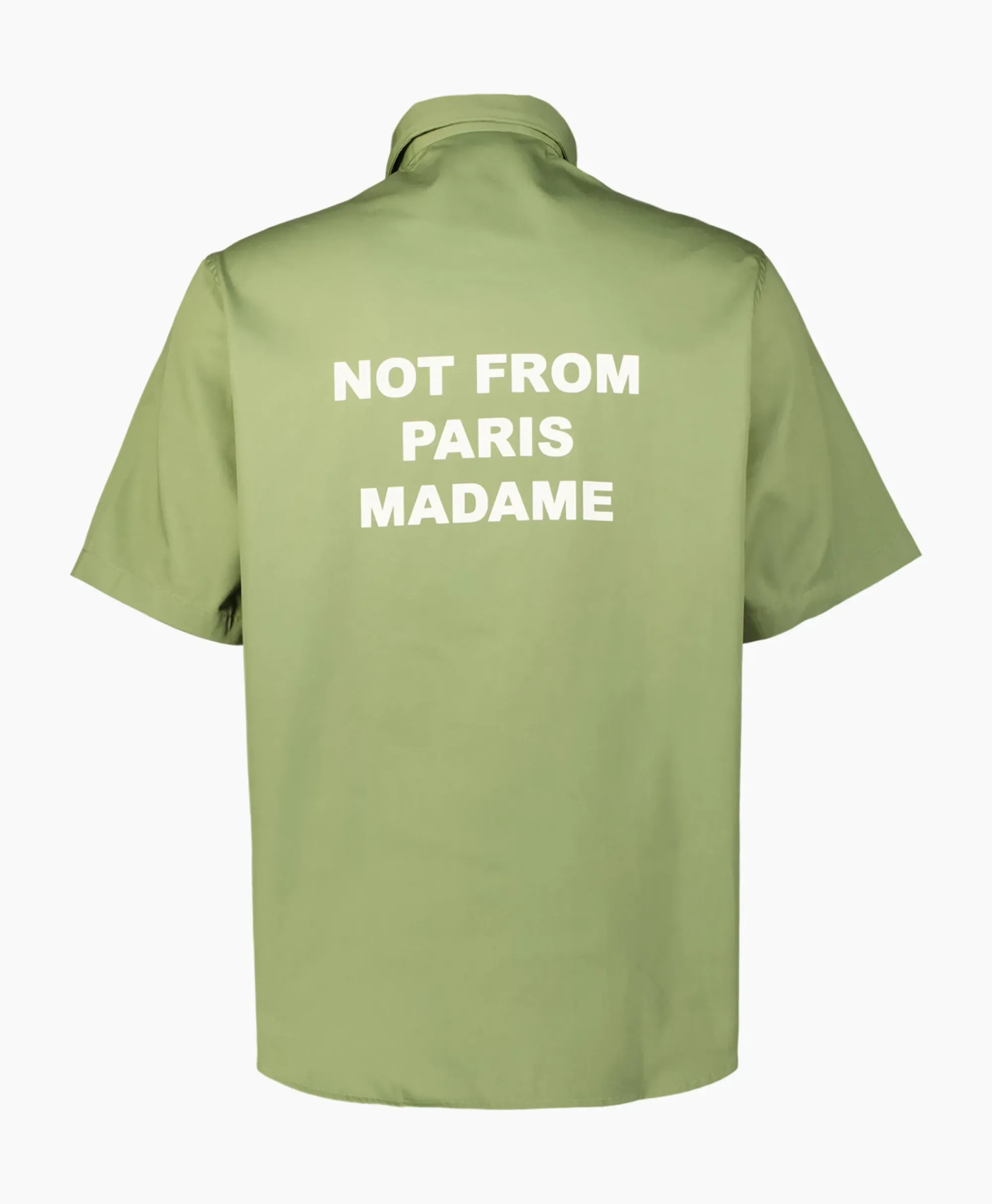 Overhemden^Drole De Monsieur Overhemd La Chemise Slogan Khaki