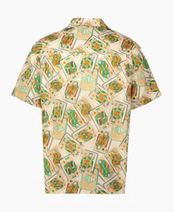 Overhemden^Drole De Monsieur Overhemd La Chemise Jeu De Cartes Peach