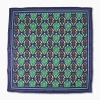 Sjaals^Drole De Monsieur Sjaal La Foulard Ornements Donker Blauw