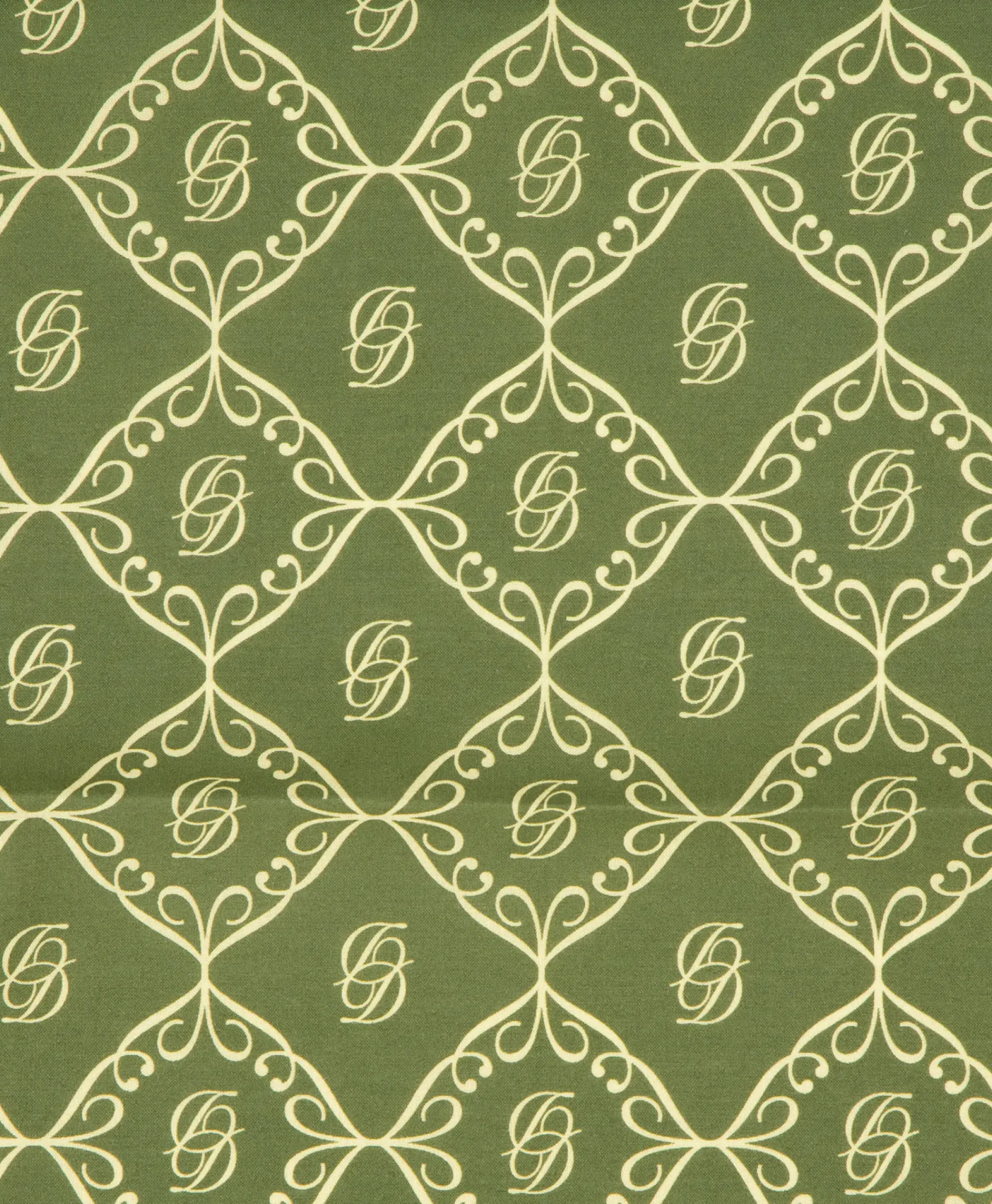Sjaals^Drole De Monsieur Sjaal La Foulard Monogramme Khaki