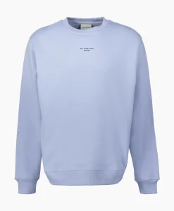 Truien^Drole De Monsieur Sweater Le Sweatshirt Slogan Licht Blauw