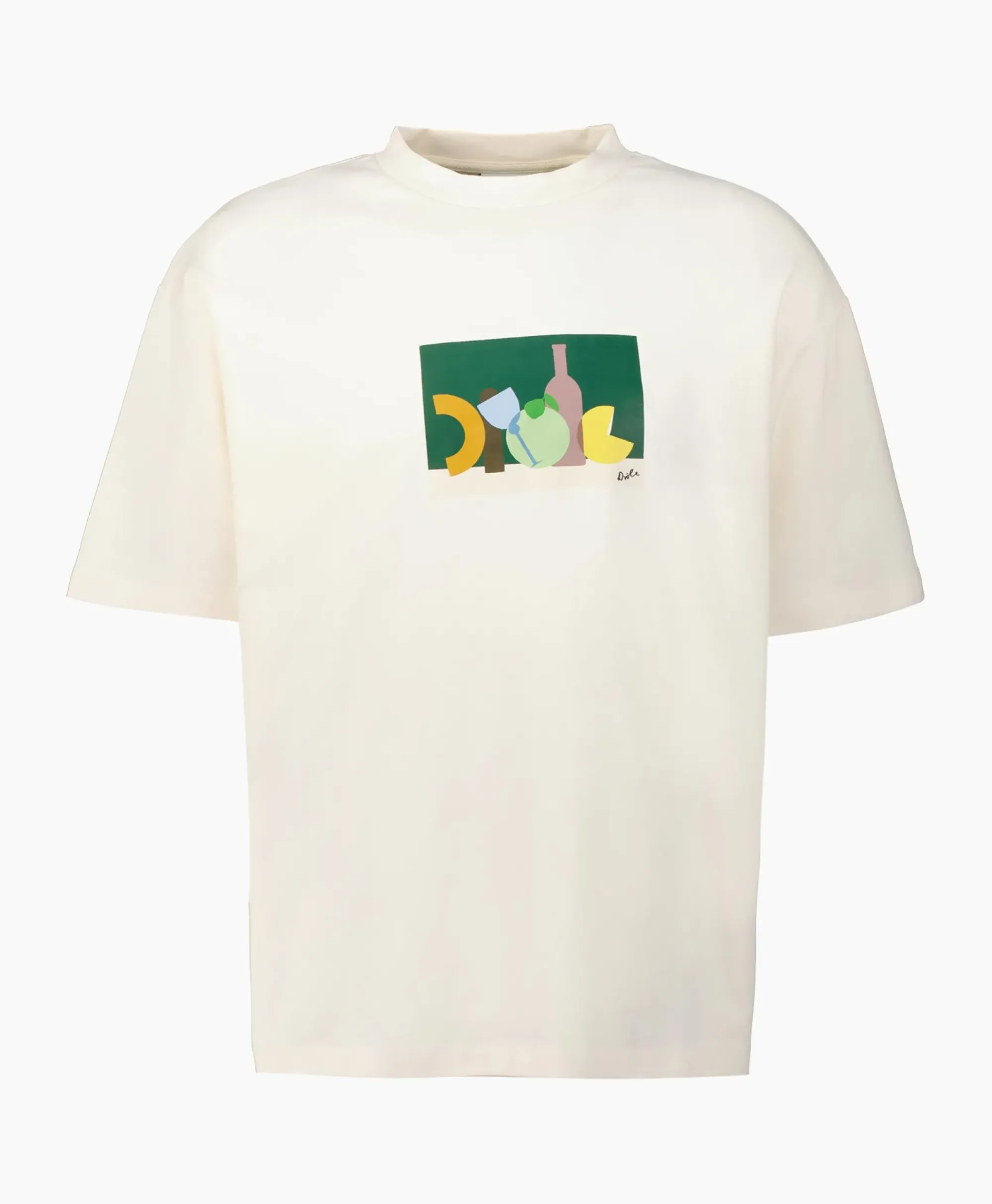 T-Shirts^Drole De Monsieur T-Shirt Korte Mouw Nature Drole Off White