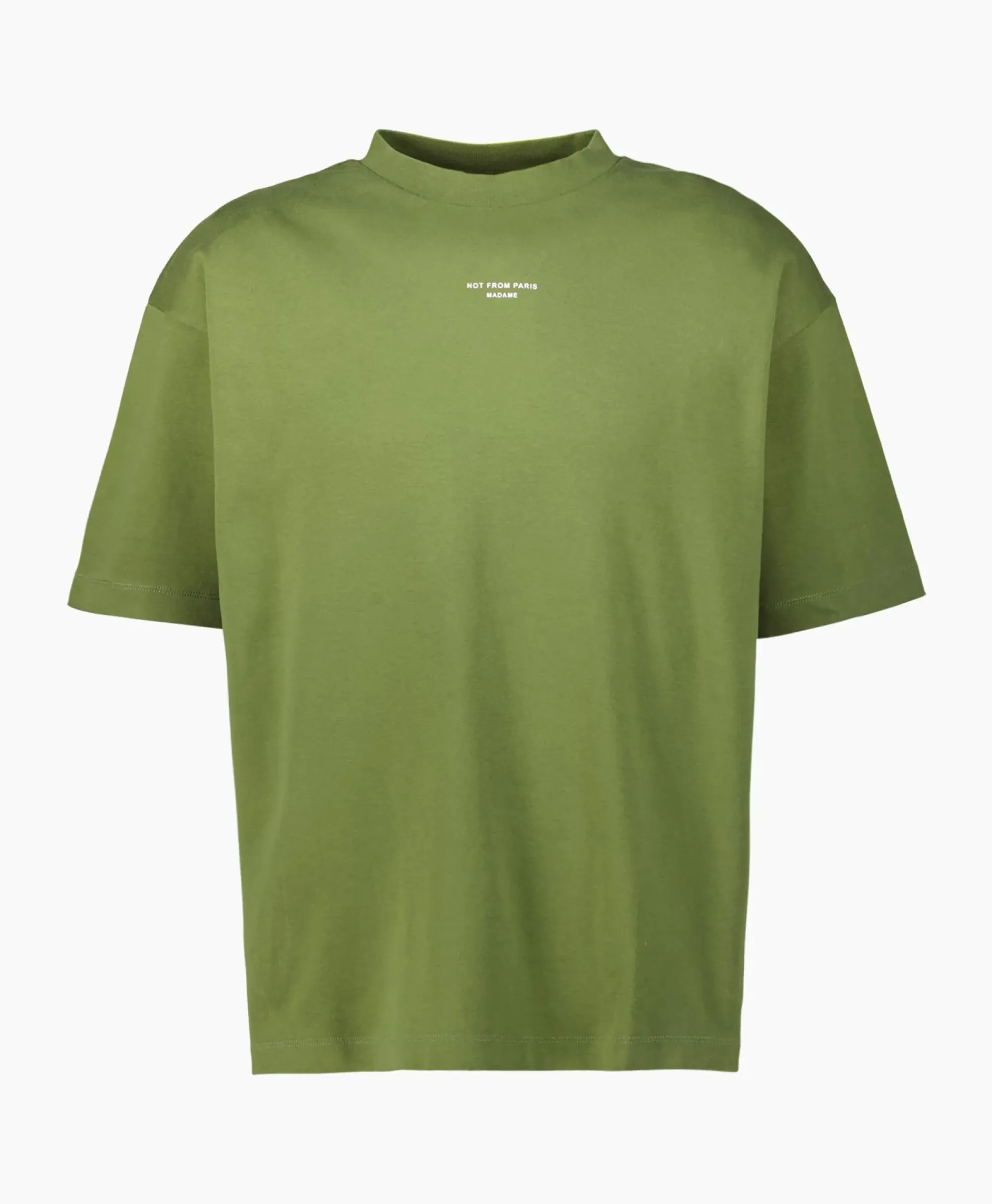 T-Shirts^Drole De Monsieur T-Shirt Korte Mouw Slogan Khaki