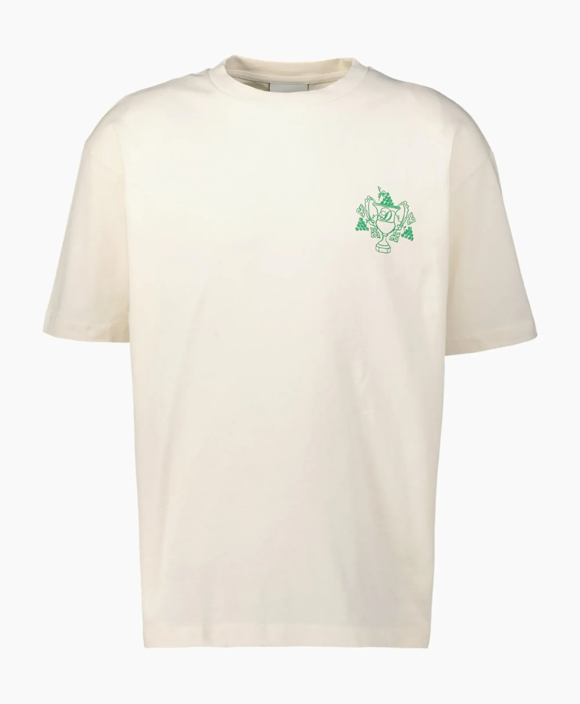 T-Shirts^Drole De Monsieur T-Shirt Korte Mouw Blason Off White