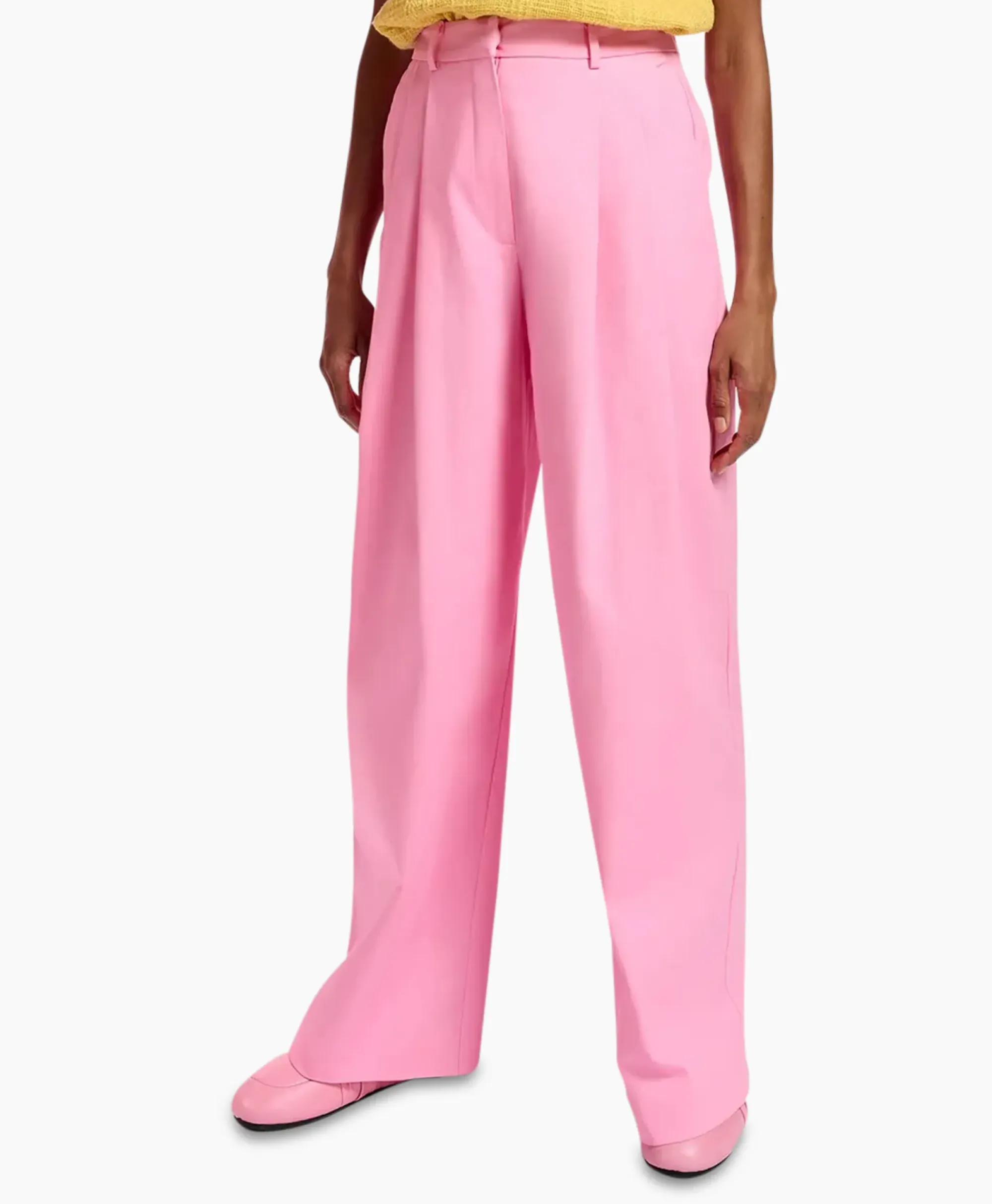 Broeken^Essentiel Antwerp Broek Furlong Pink