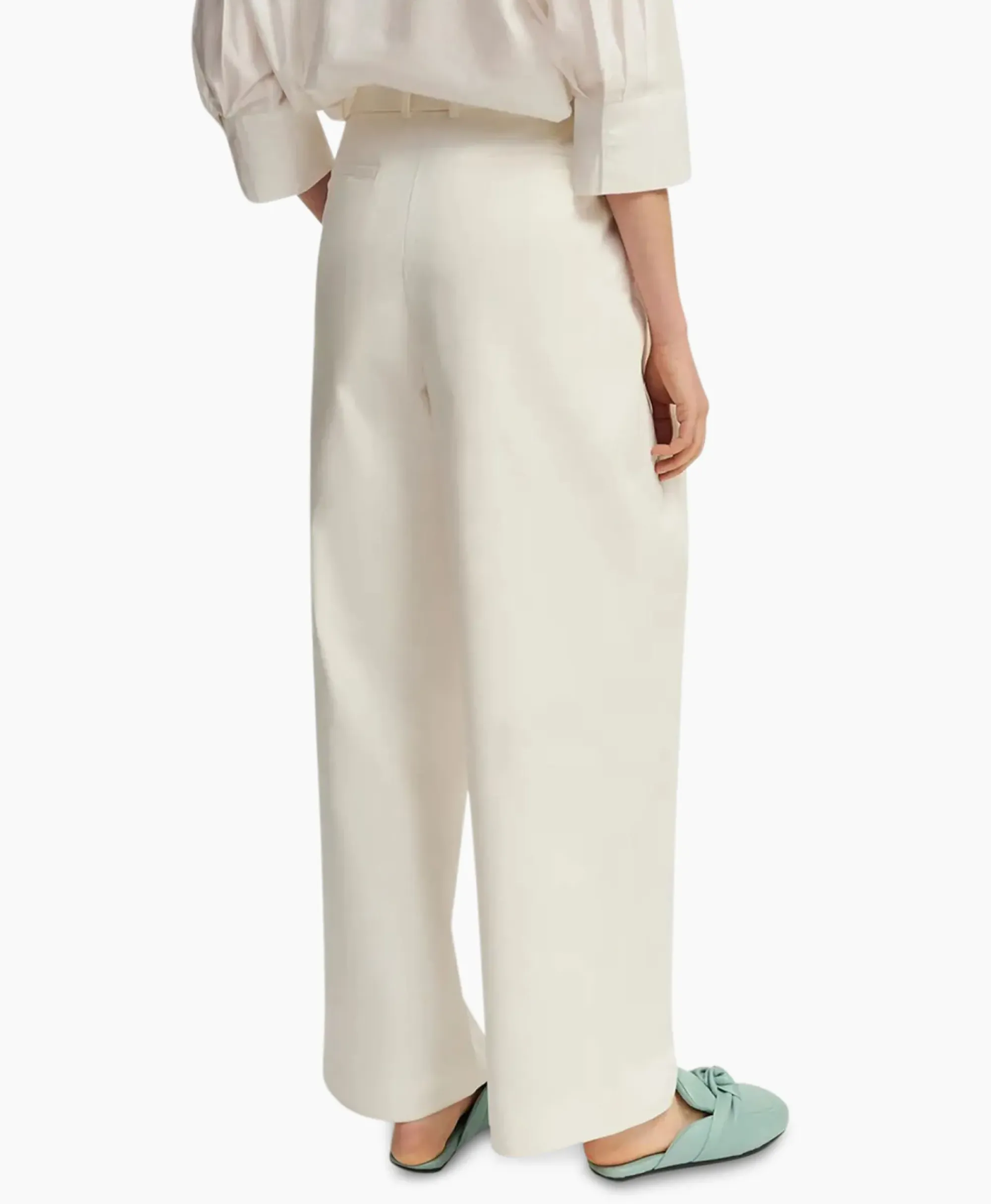 Broeken^Essentiel Antwerp Broek Furlong Off White