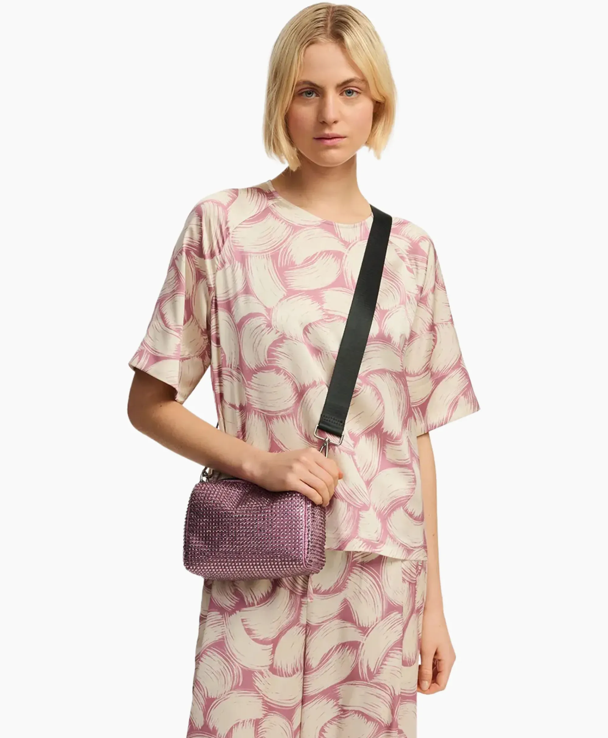 Tassen^Essentiel Antwerp Crossbody Tas Falpisa Rose