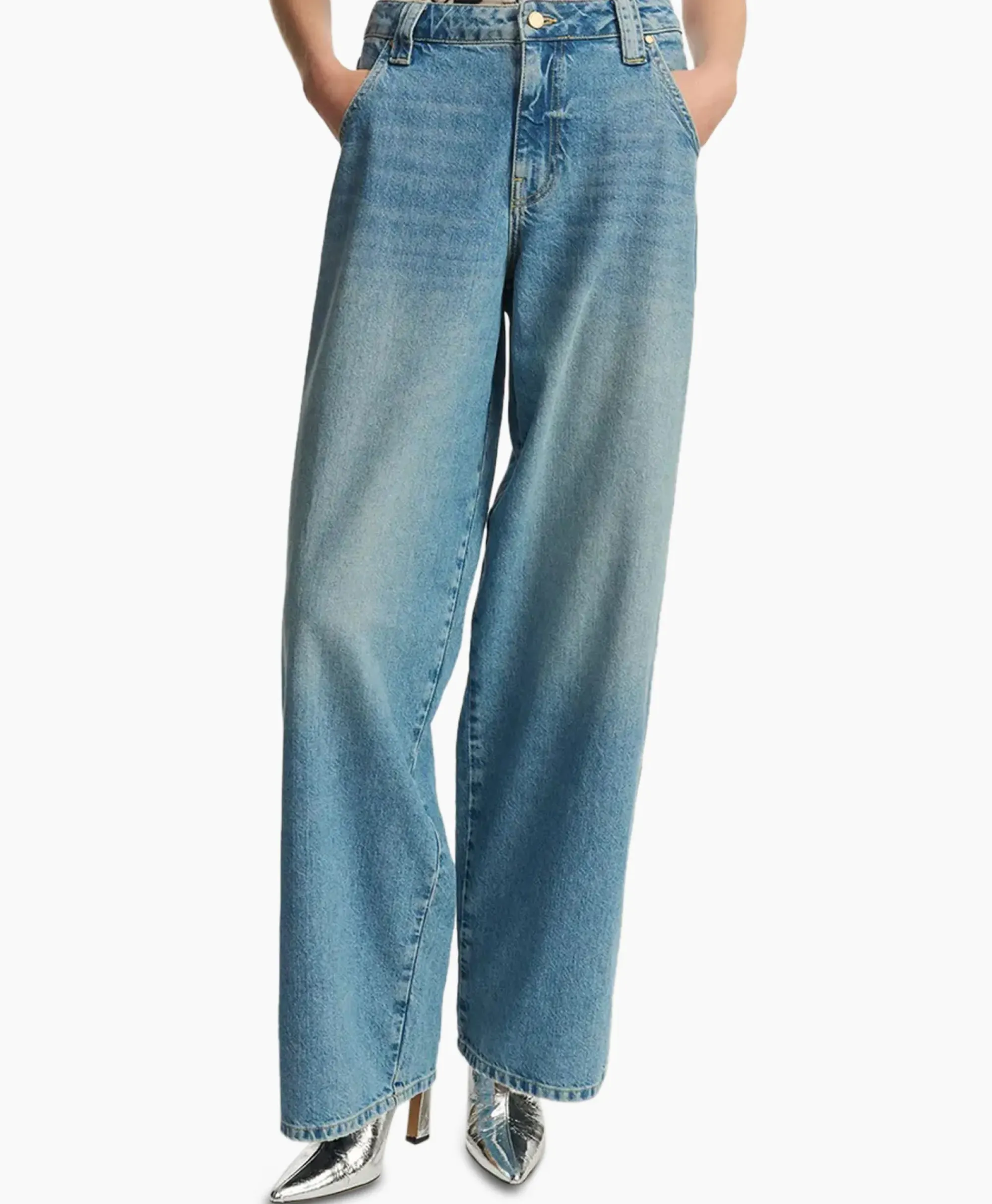 Broeken^Essentiel Antwerp Jeans Function Paars