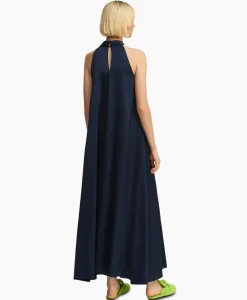 Bruiloftskleding^Essentiel Antwerp Maxi Jurk Finch Blauw