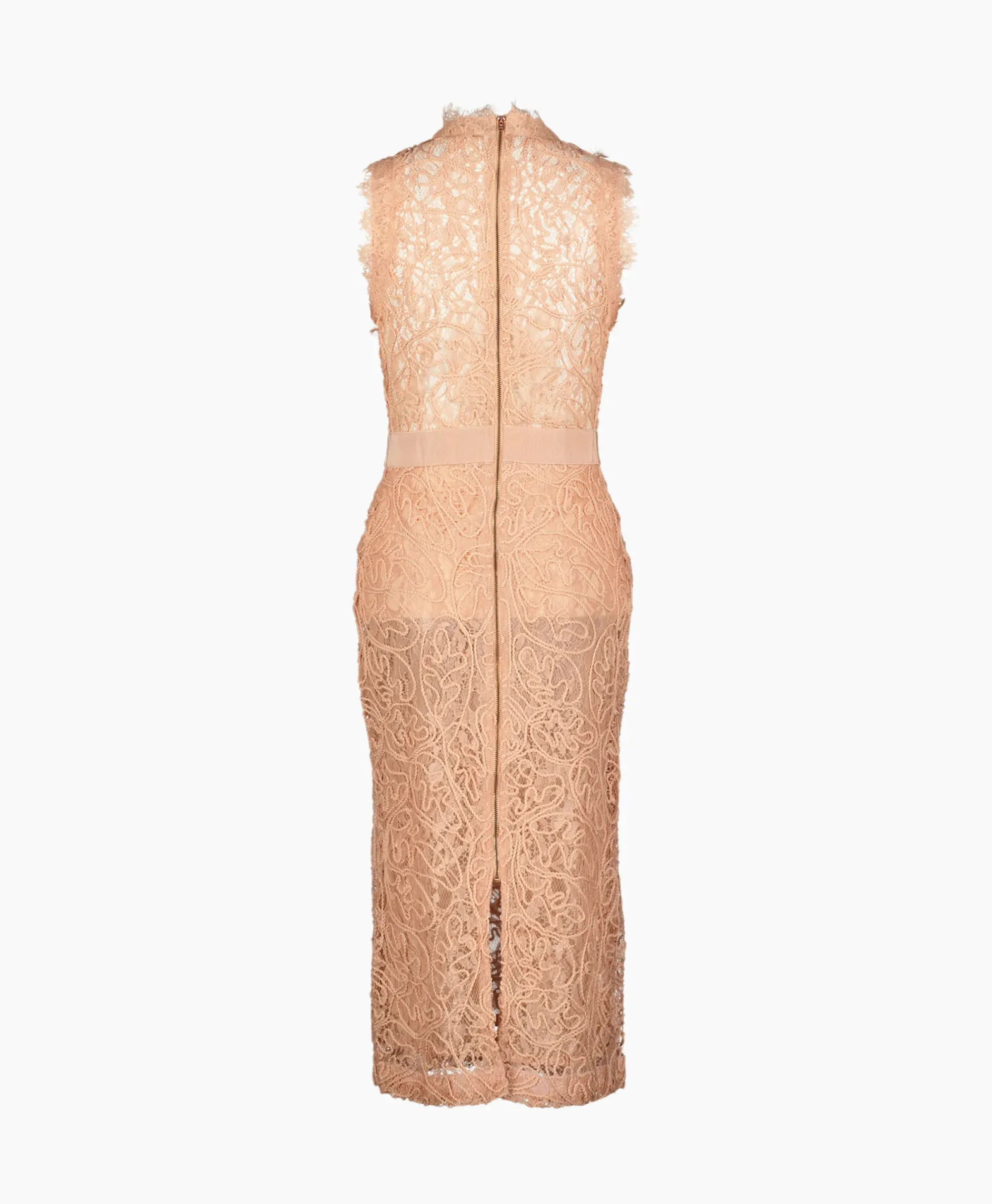 Bruiloftskleding^Essentiel Antwerp Midi Jurk Emery Pink