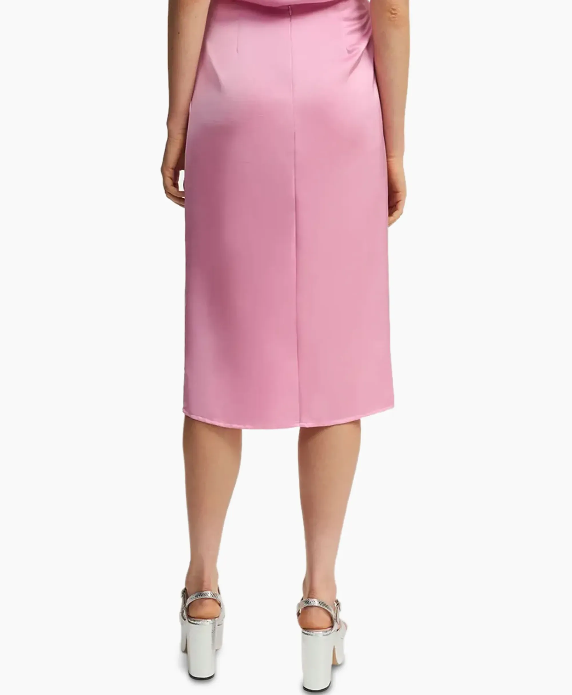 Rokken^Essentiel Antwerp Midi Rok Fondue Pink