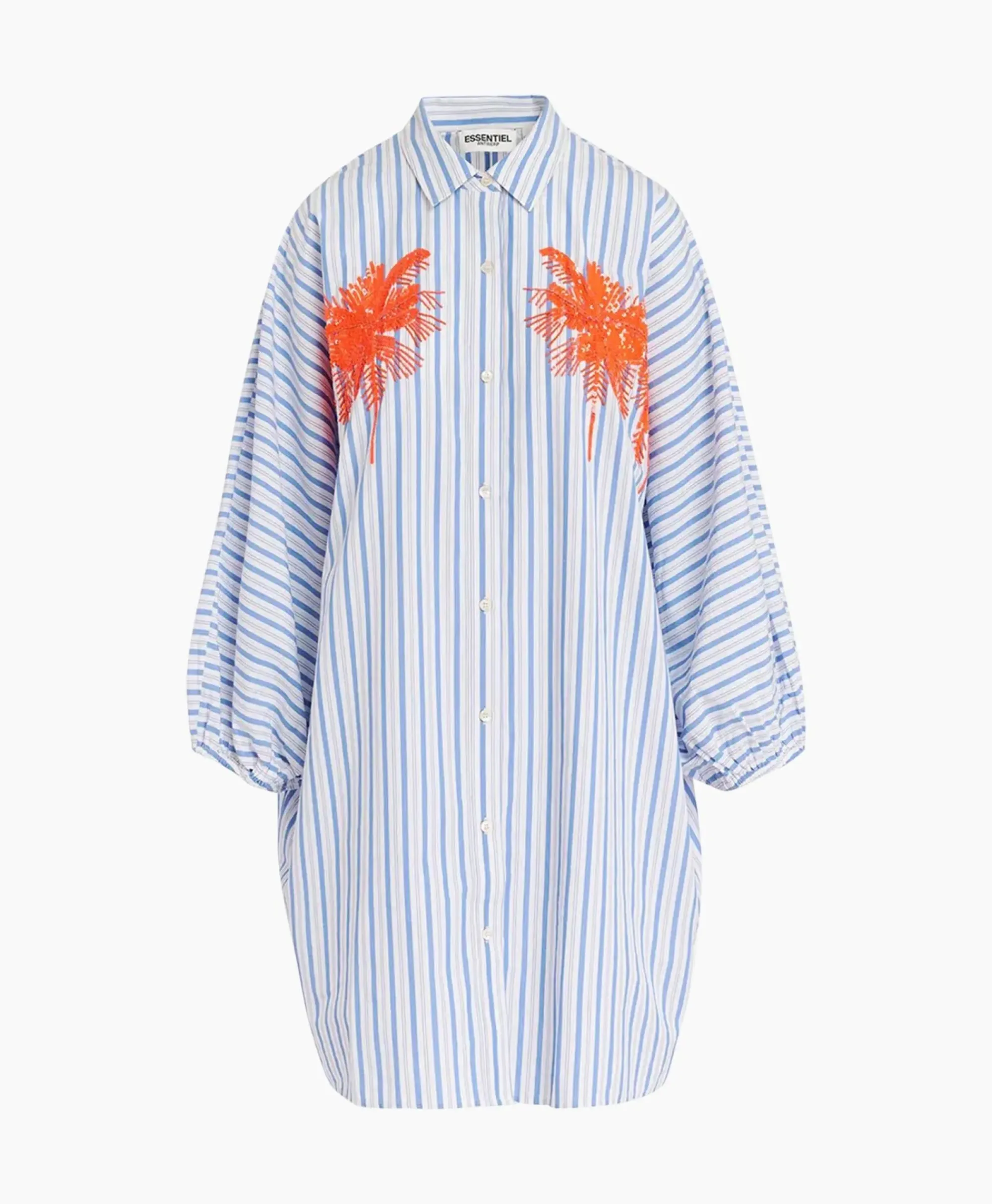 Bruiloftskleding^Essentiel Antwerp Mini Jurk Frilled Off White