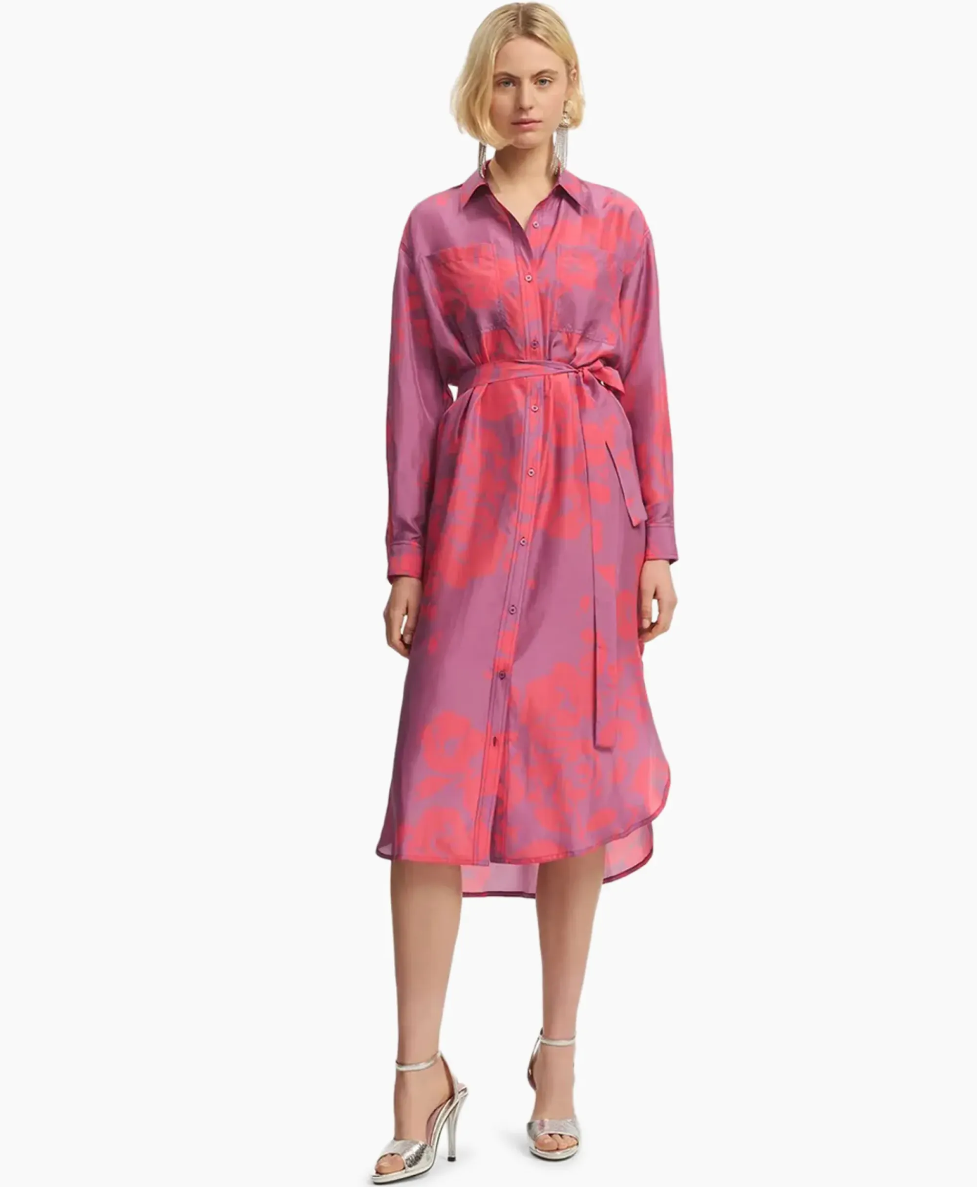 Bruiloftskleding^Essentiel Antwerp Mini Jurk Foxglove Pink