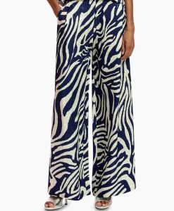 Broeken^Essentiel Antwerp Pantalon Fibonacci Blauw