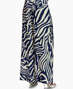 Broeken^Essentiel Antwerp Pantalon Fibonacci Blauw