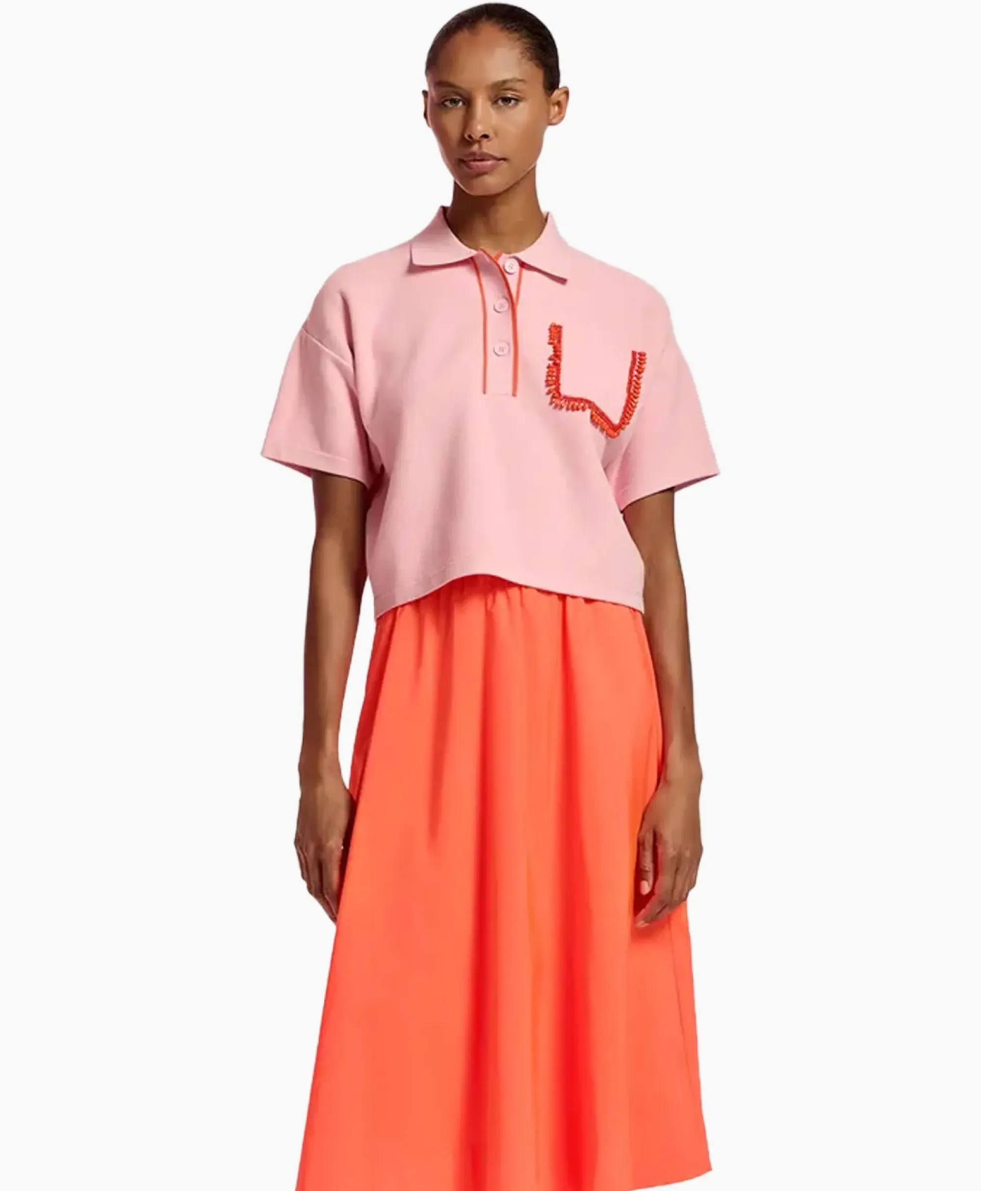 Polo's^Essentiel Antwerp Polo Flame Rood