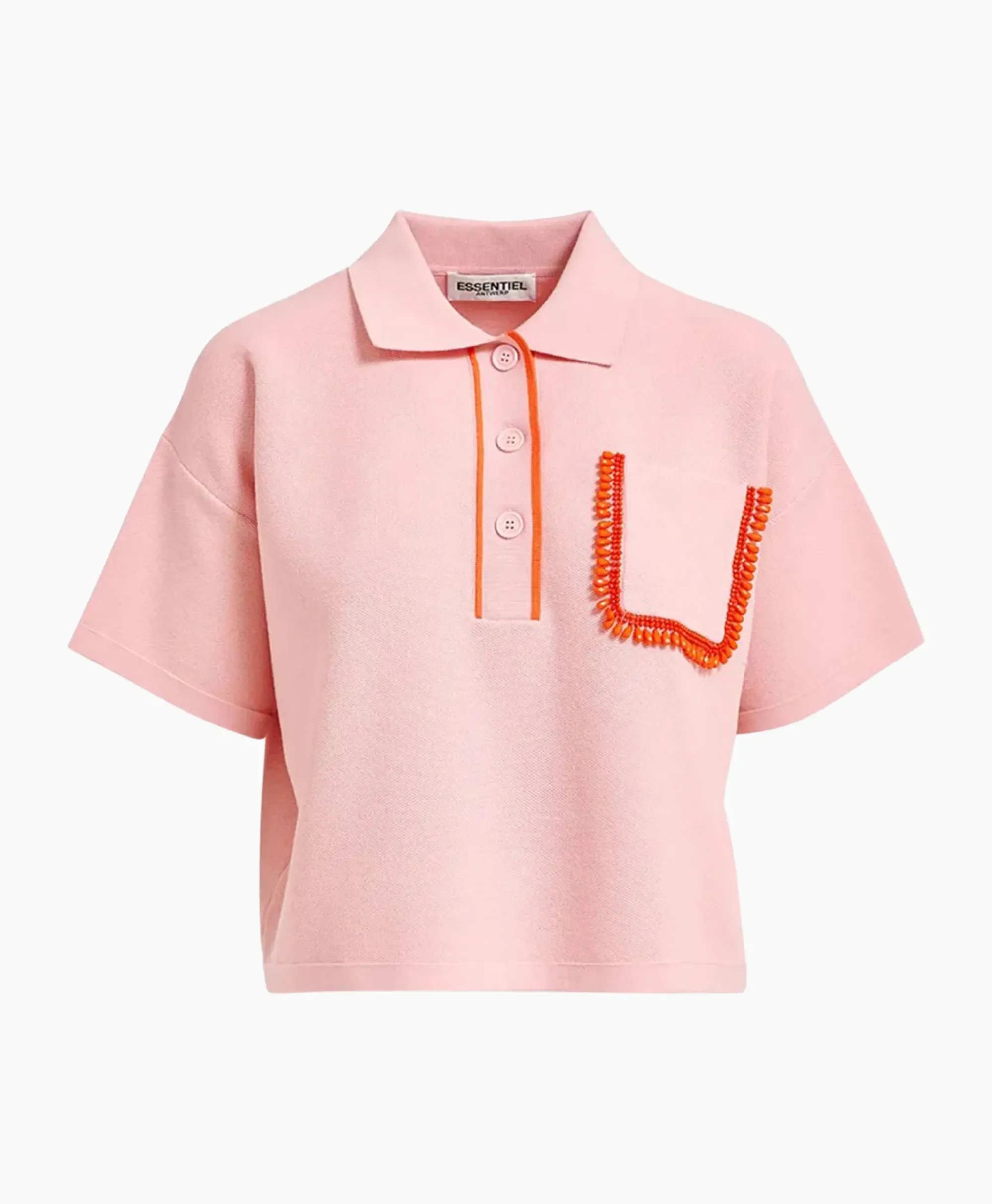 Polo's^Essentiel Antwerp Polo Flame Rood