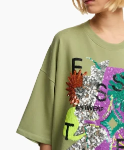 Truien^Essentiel Antwerp Pullover Fullerton Licht Groen