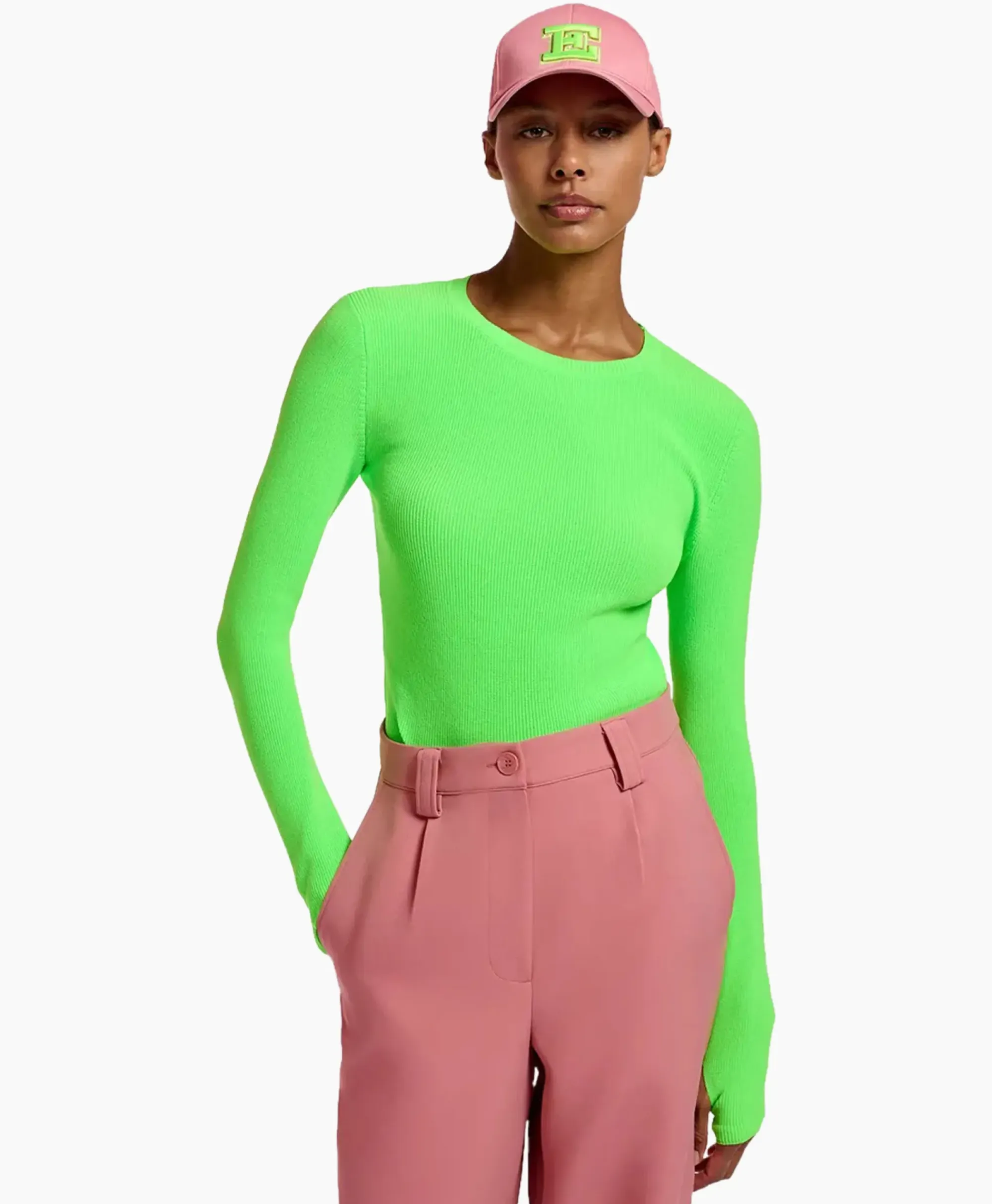 Truien^Essentiel Antwerp Pullover Fambino Groen
