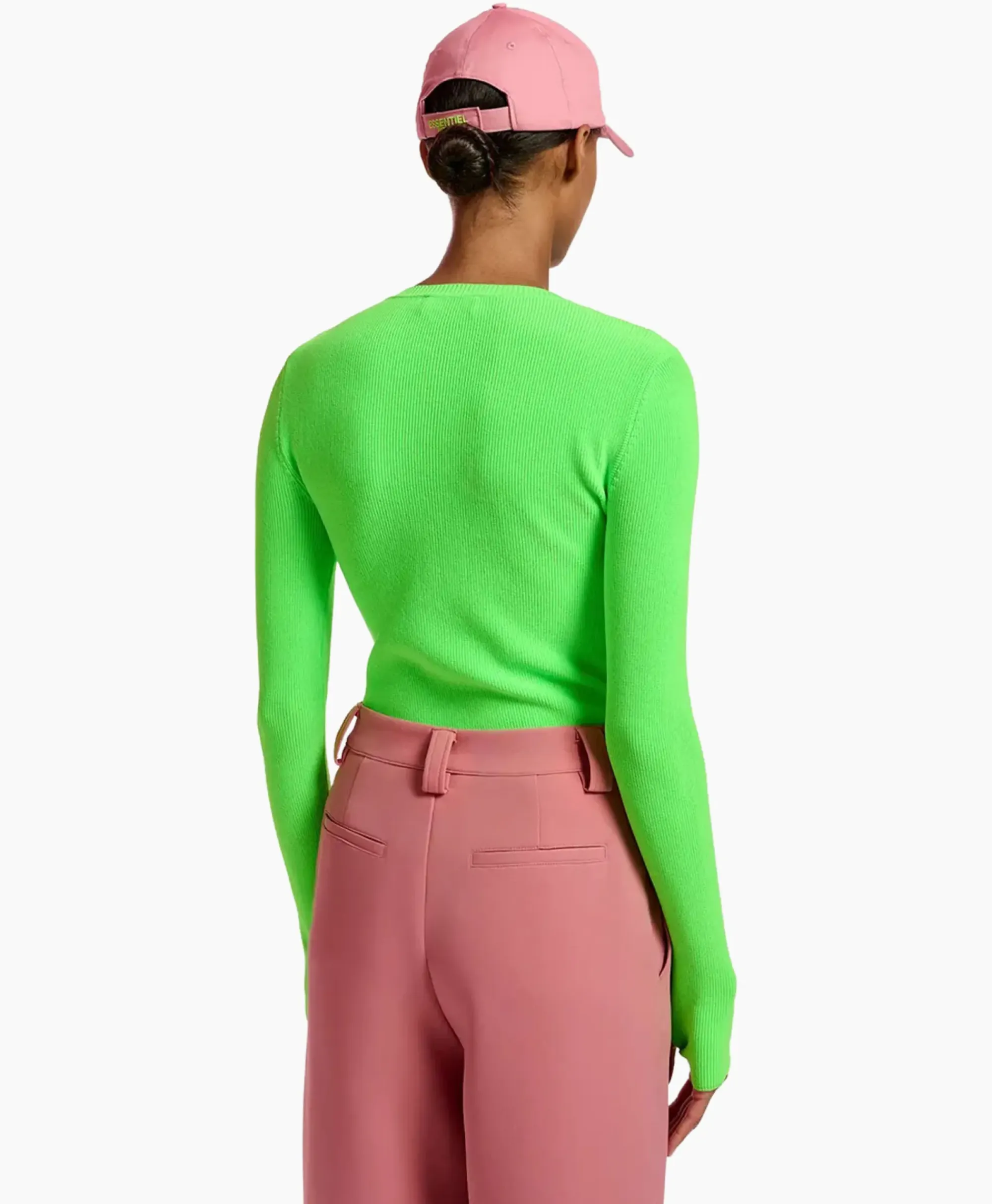 Truien^Essentiel Antwerp Pullover Fambino Groen