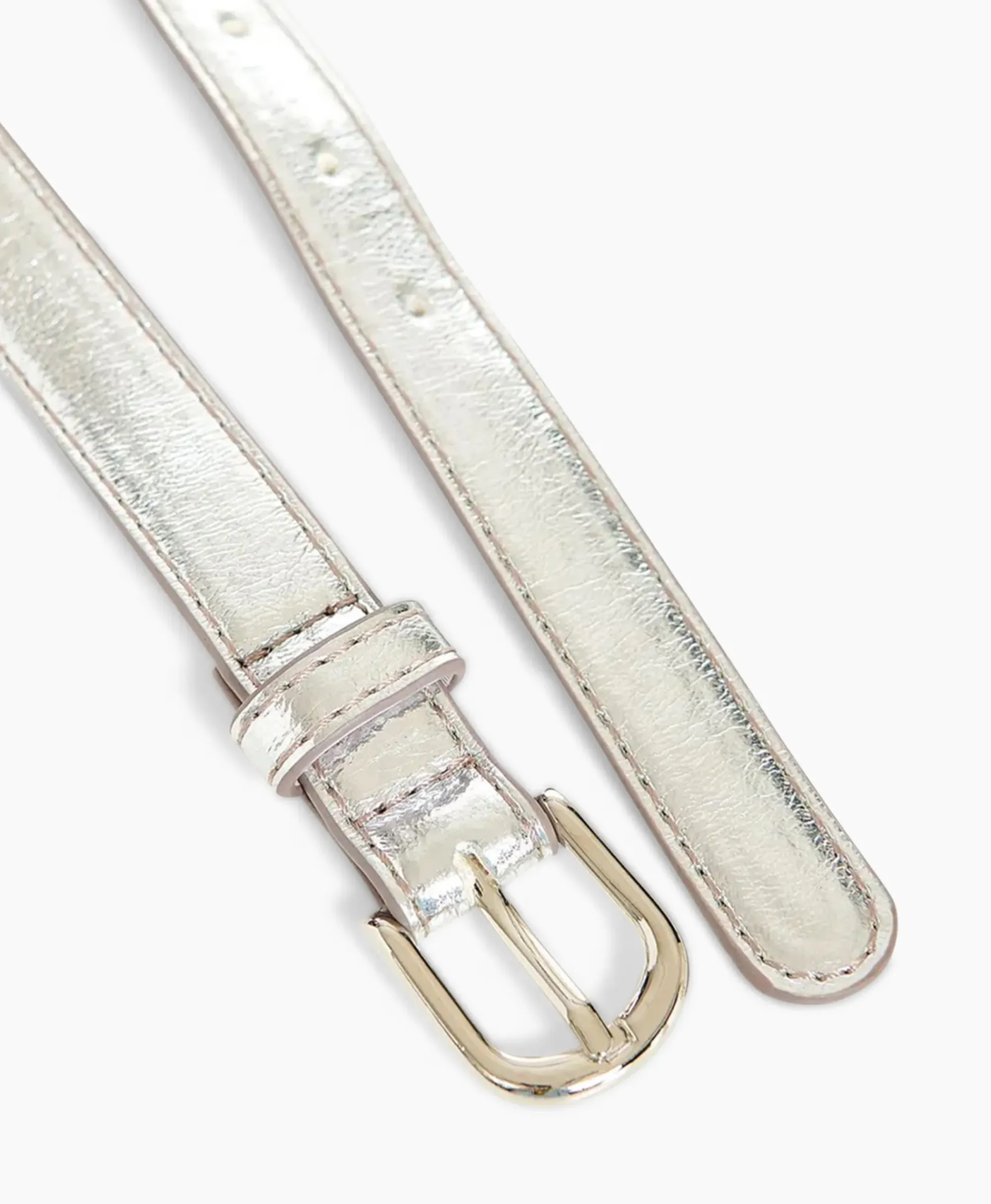 Riemen^Essentiel Antwerp Riem Fredastair Zilver