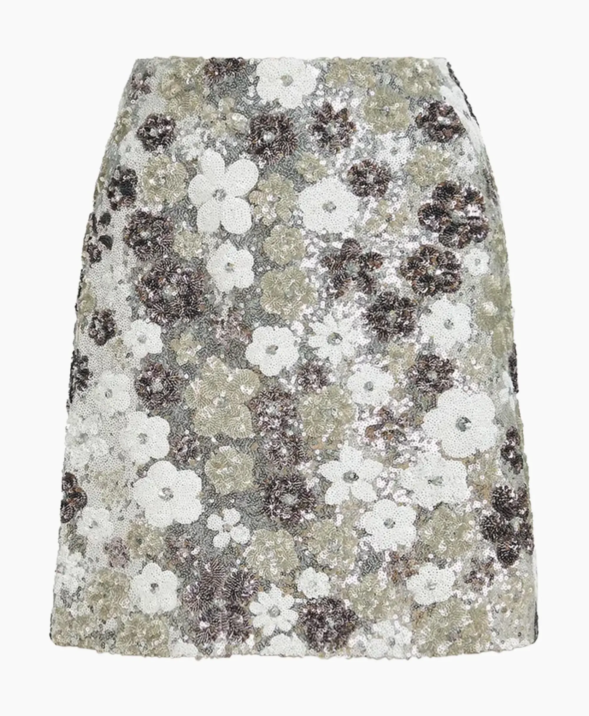 Rokken^Essentiel Antwerp Rok Fishbone Zilver
