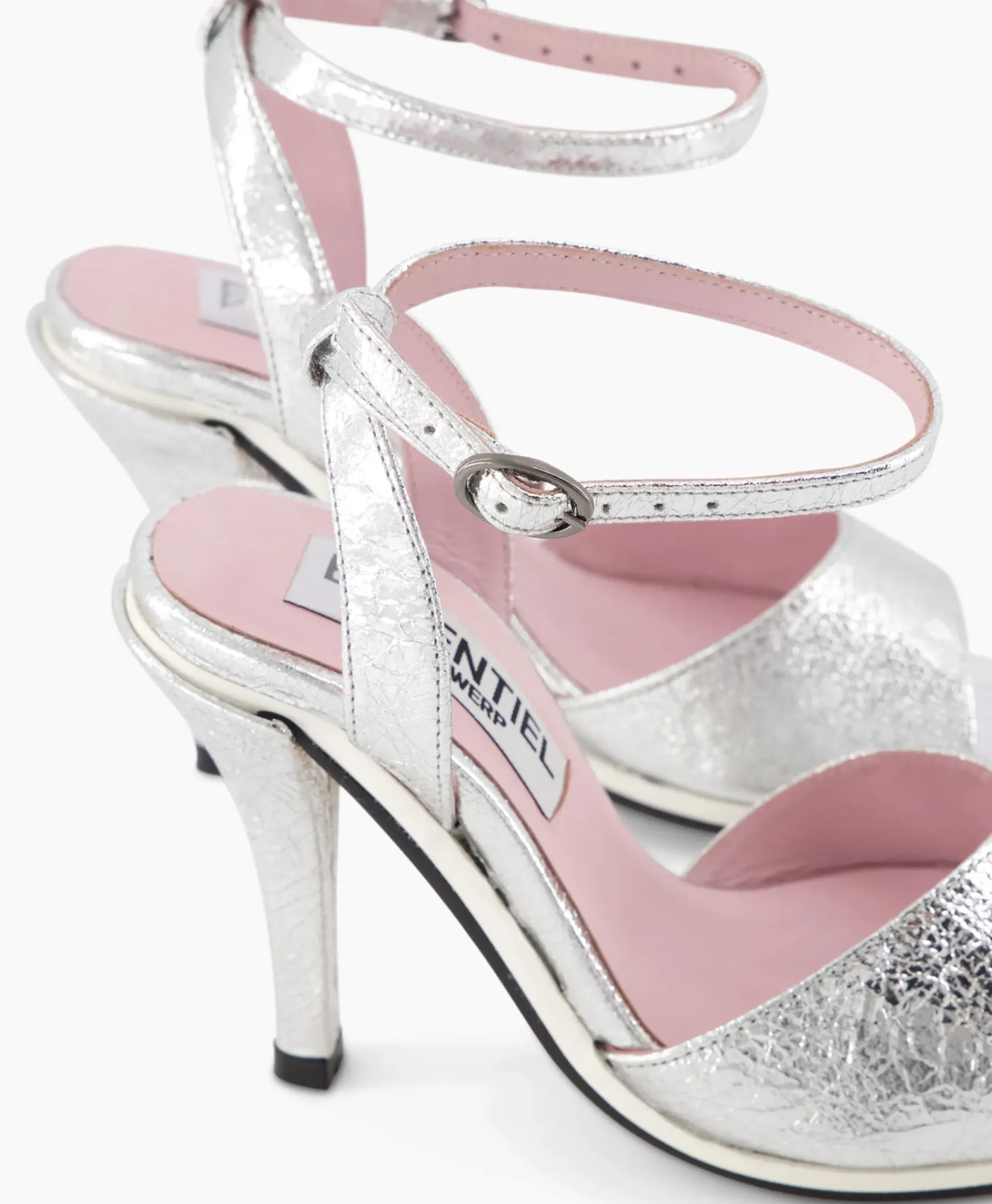 Pumps^Essentiel Antwerp Sandaal Met Hak Fasino Zilver