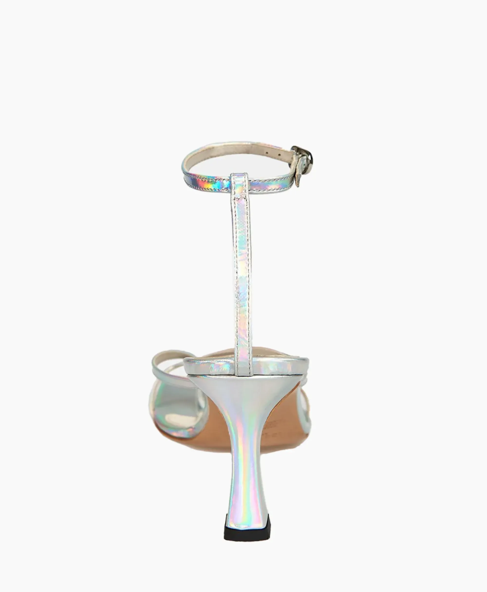 Sandalen^Essentiel Antwerp Sandaal Met Hak Dilver Zilver