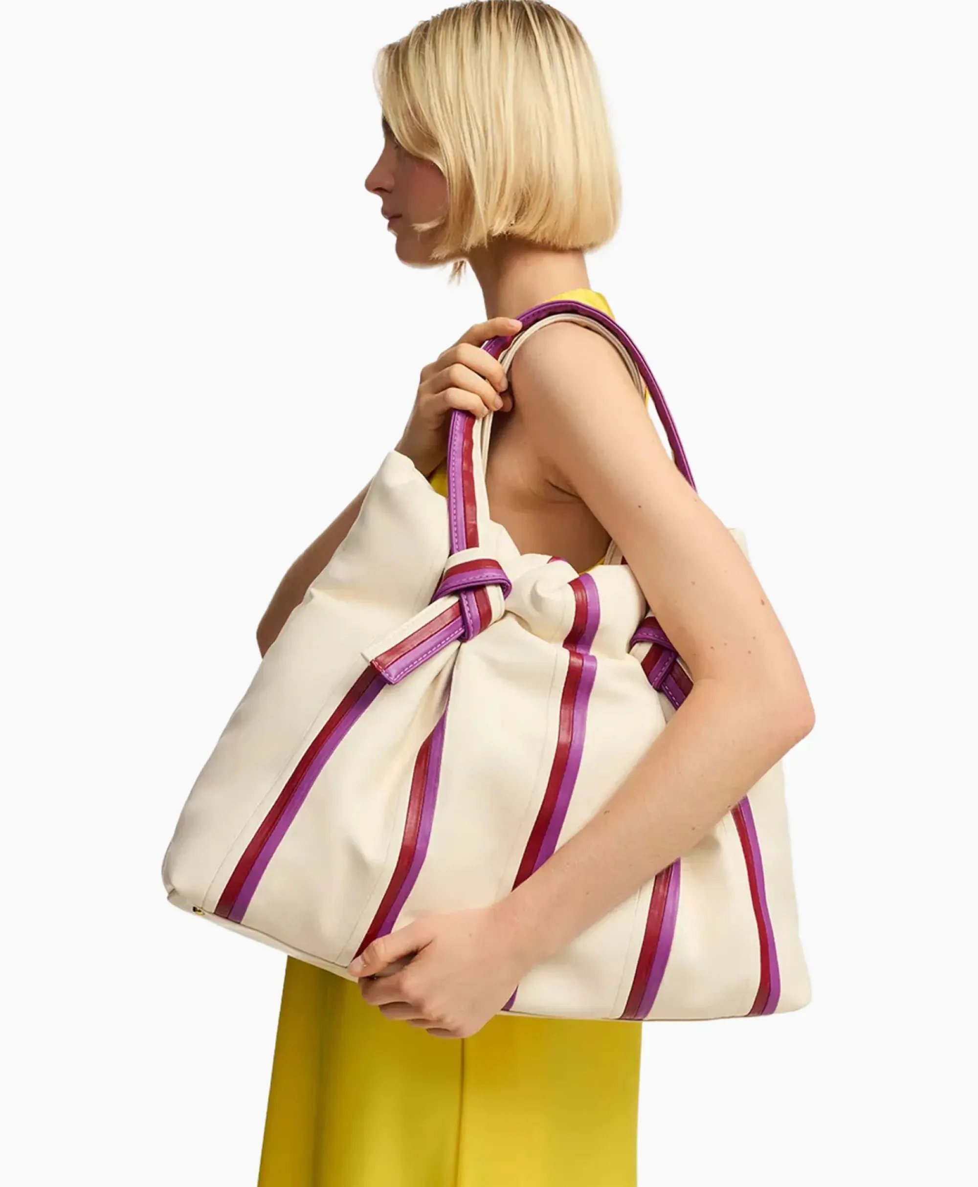 Tassen^Essentiel Antwerp Shopper Fenvoi Off White