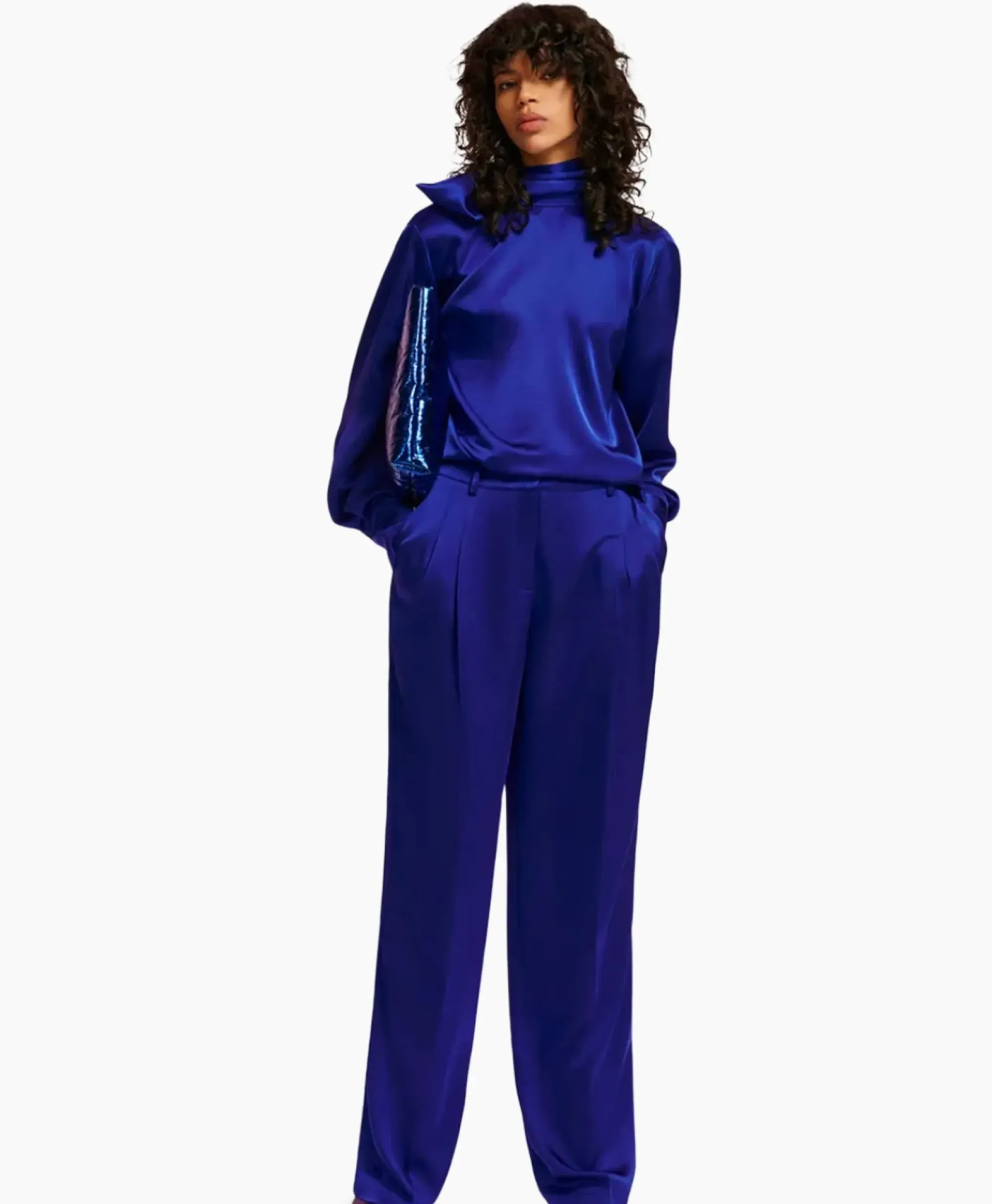 T-Shirts & Tops^Essentiel Antwerp Top Esatin Blauw