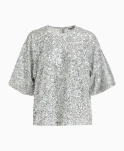 T-Shirts & Tops^Essentiel Antwerp Top Ferras Zilver