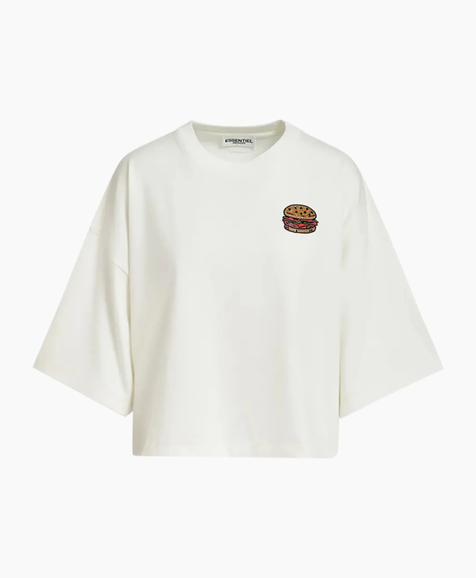 T-Shirts & Tops^Essentiel Antwerp T-Shirt Korte Mouw Fuente Off White