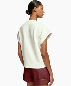 T-Shirts & Tops^Essentiel Antwerp T-Shirt Korte Mouw Foam Off White