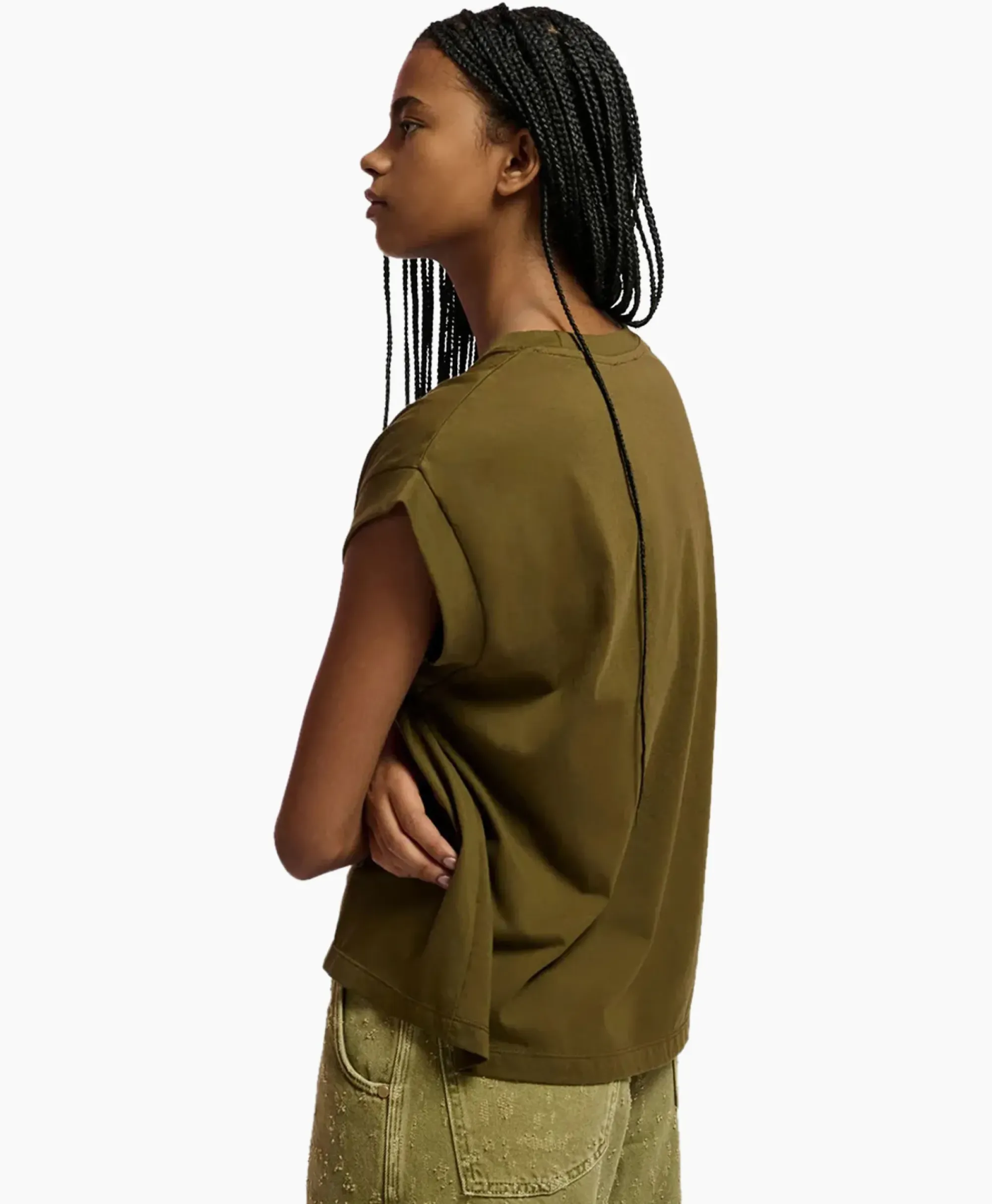 T-Shirts & Tops^Essentiel Antwerp T-Shirt Korte Mouw Faustina Groen
