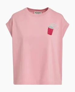 T-Shirts & Tops^Essentiel Antwerp T-Shirt Korte Mouw Faustina Rood