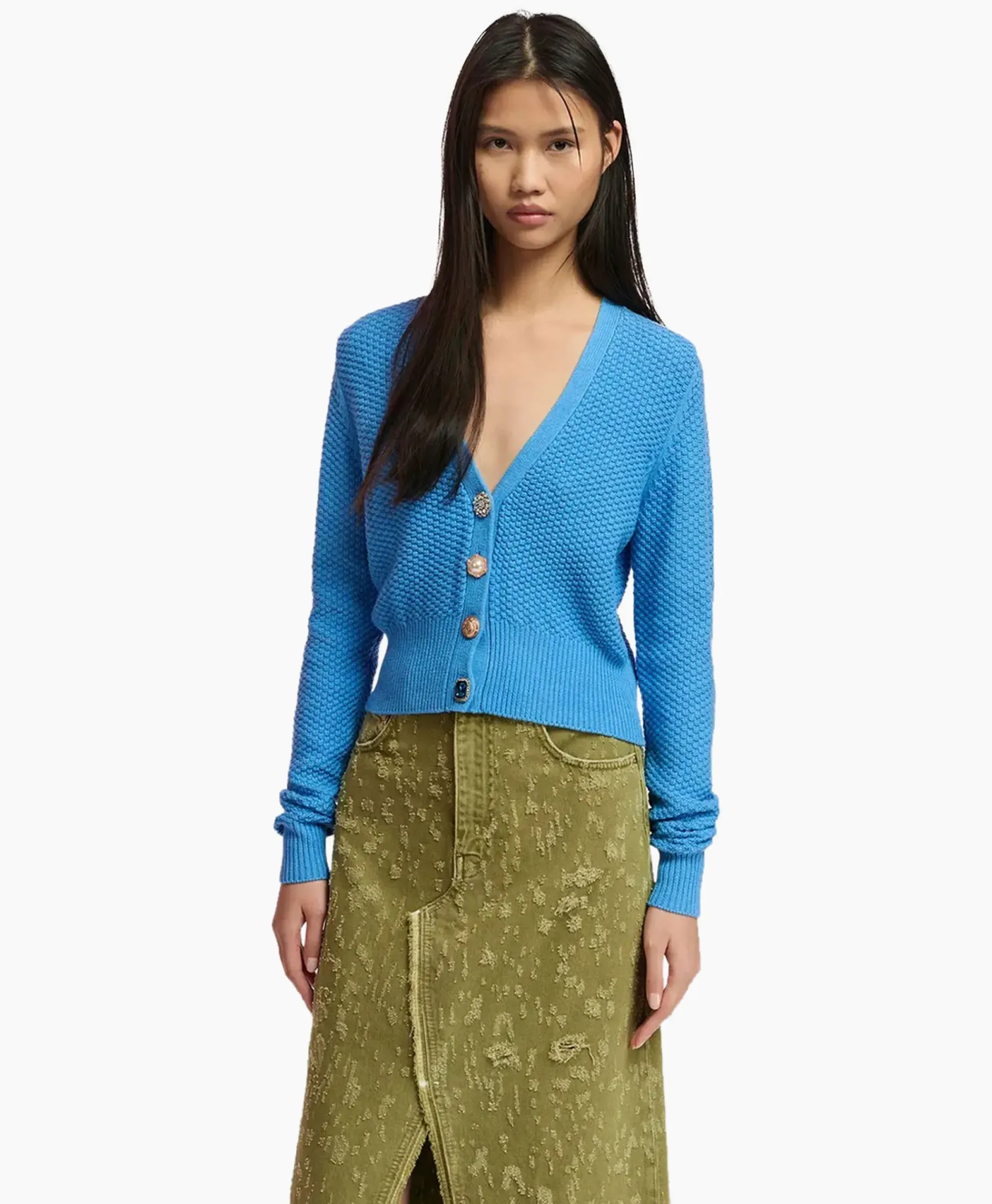 Vesten^Essentiel Antwerp Vest Farah Blauw