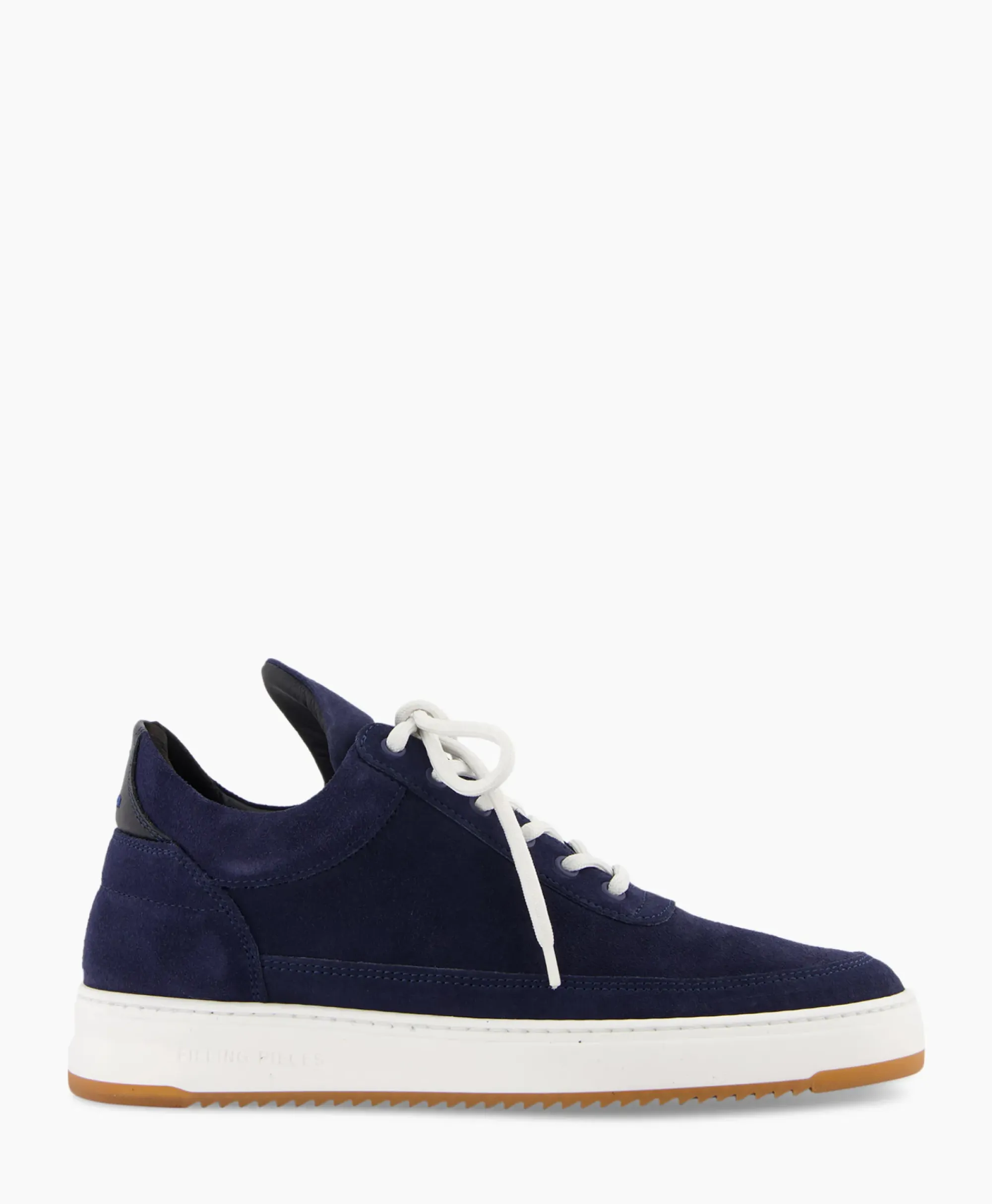 Sneakers^Filling Pieces Sneaker Low Top Suede Donker Blauw