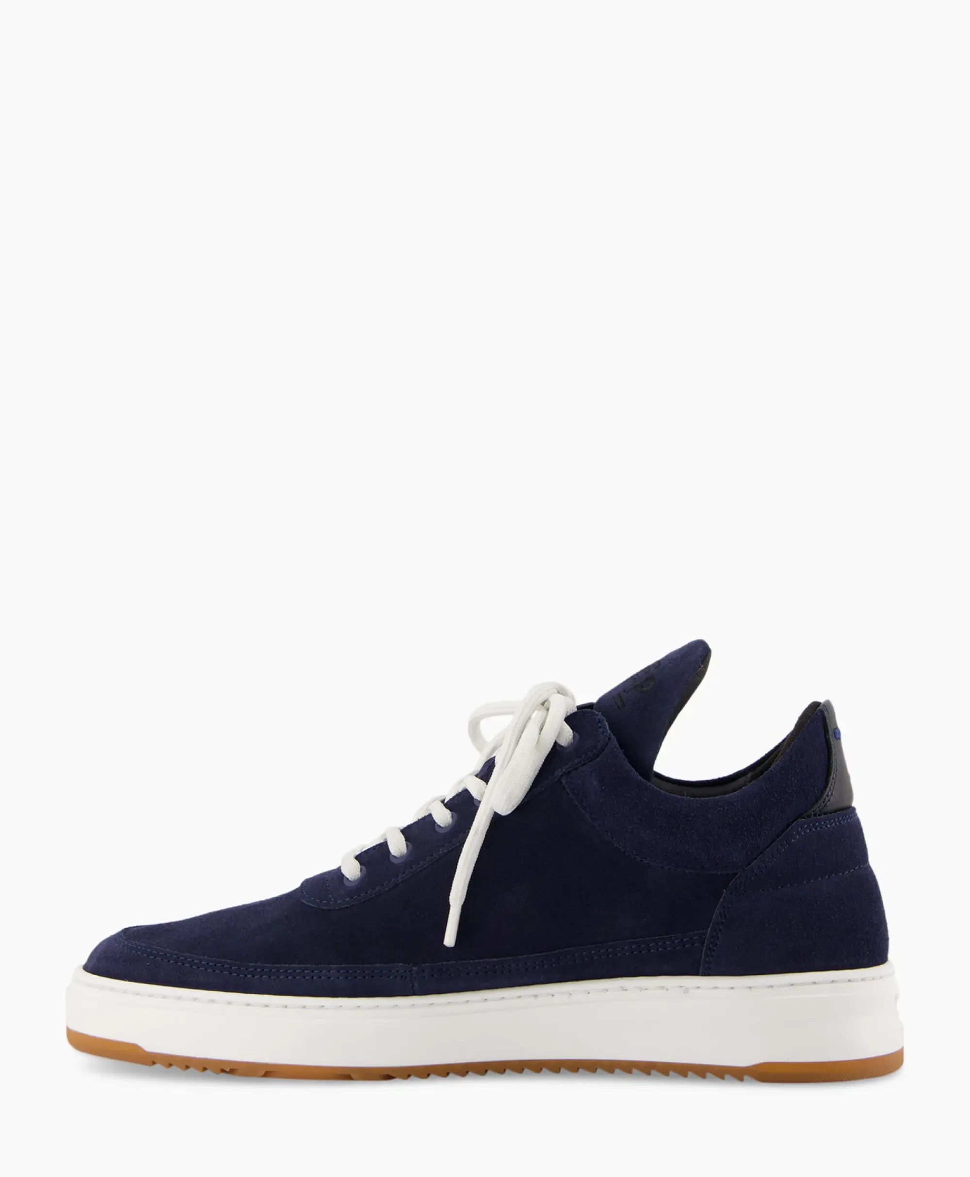 Sneakers^Filling Pieces Sneaker Low Top Suede Donker Blauw