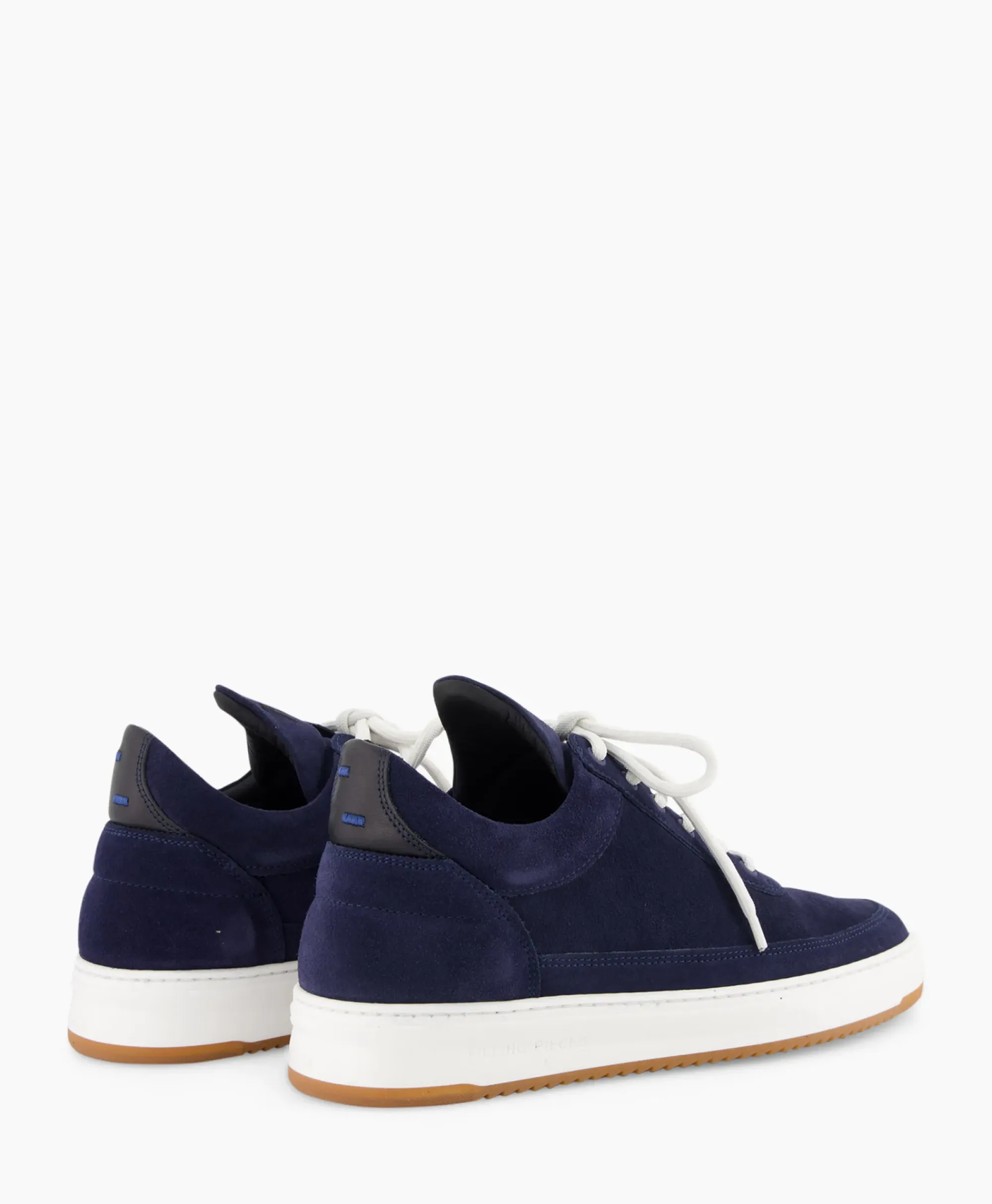 Sneakers^Filling Pieces Sneaker Low Top Suede Donker Blauw