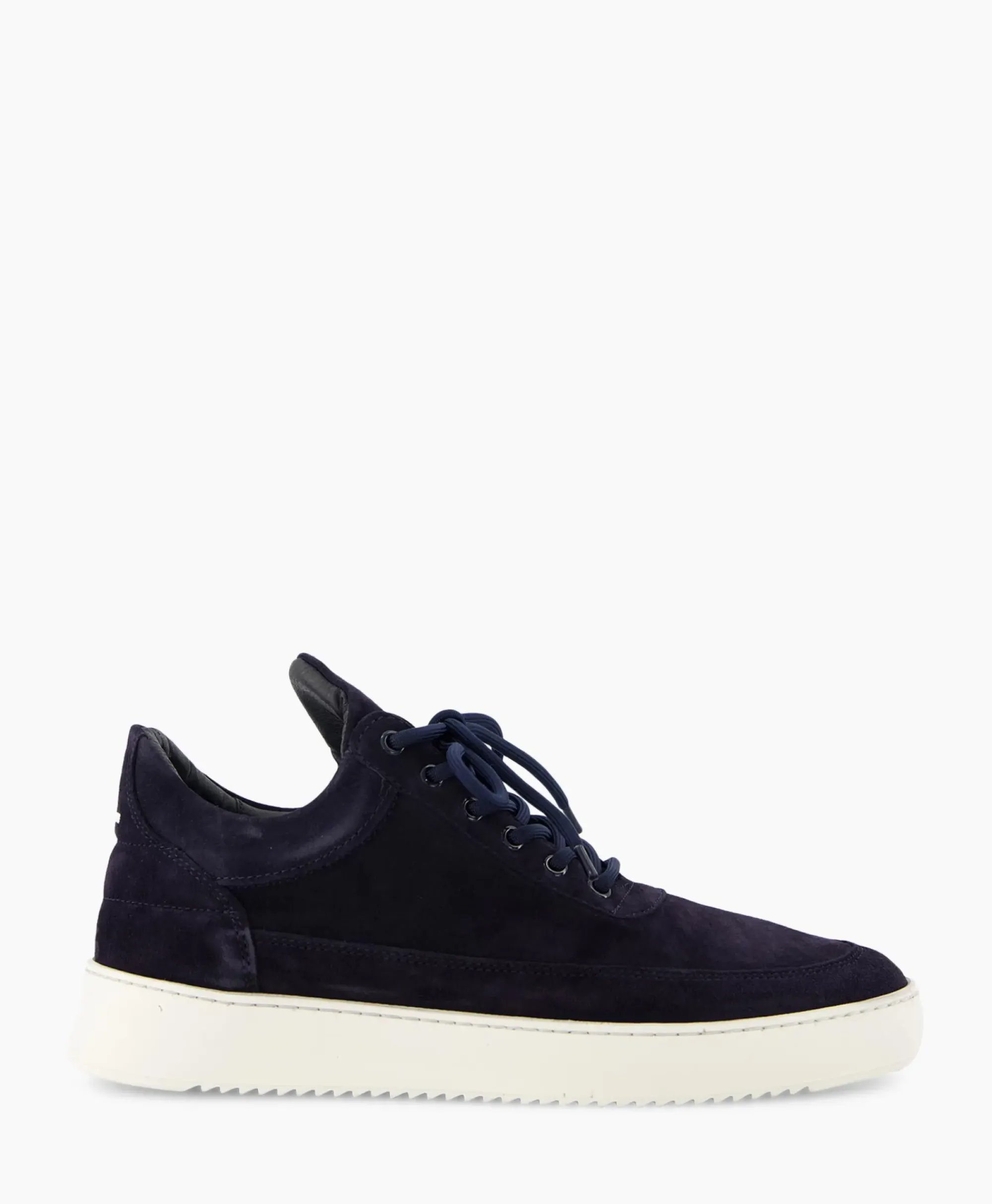 Sneakers^Filling Pieces Sneaker Low Top Suede Navy Donker Blauw