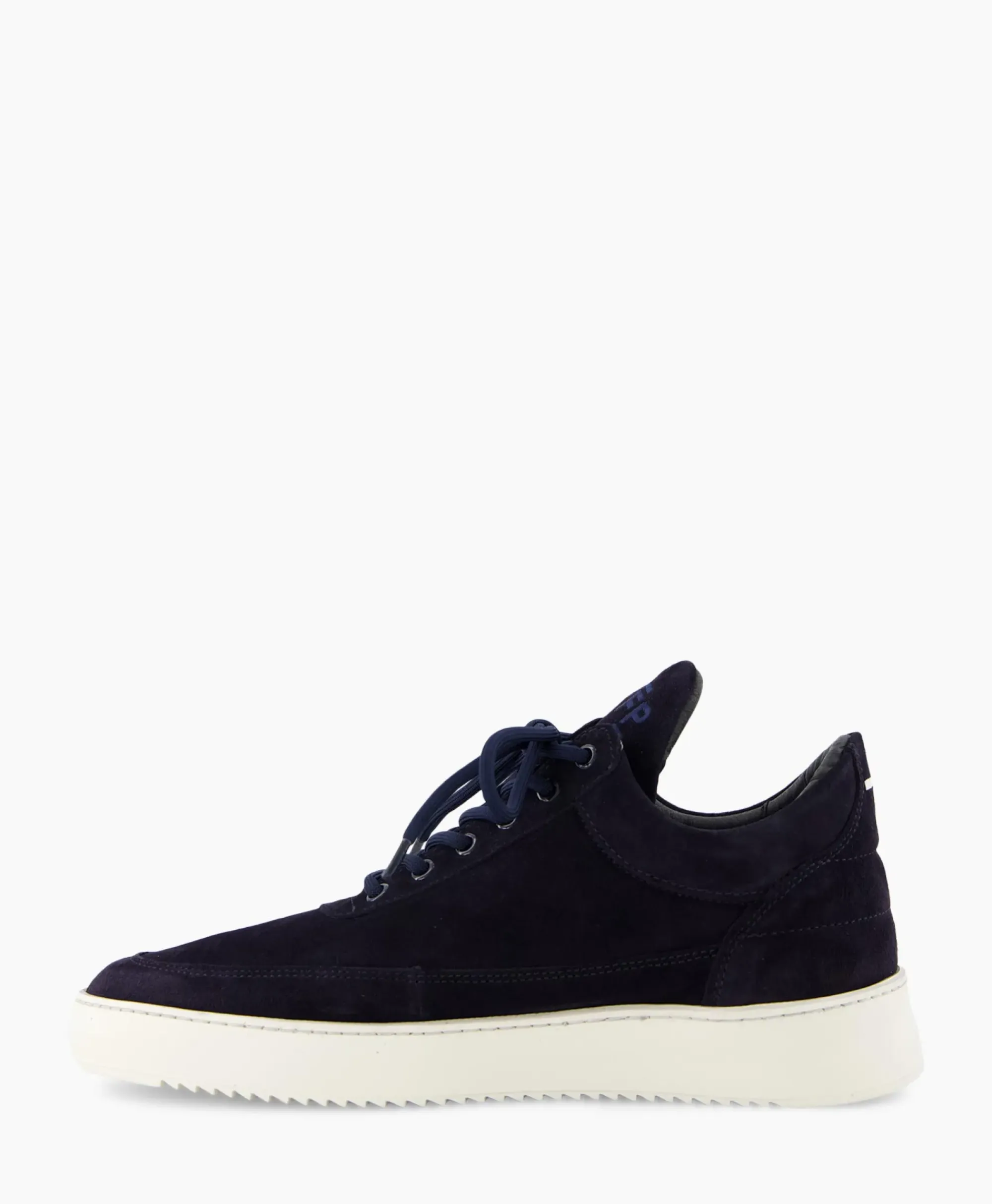 Sneakers^Filling Pieces Sneaker Low Top Suede Navy Donker Blauw