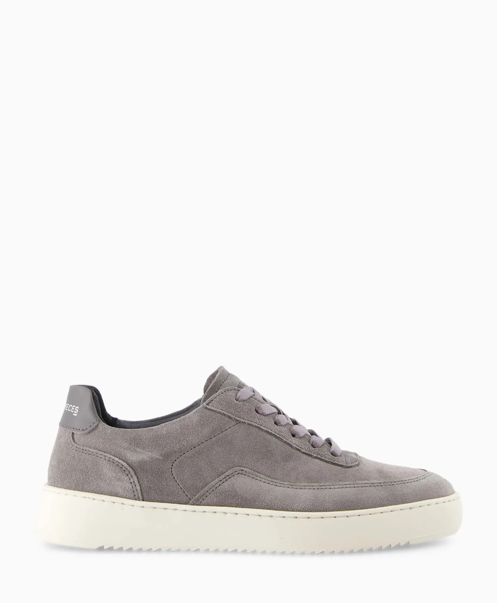 Sneakers^Filling Pieces Sneaker Mondo Suede Organic Grijs