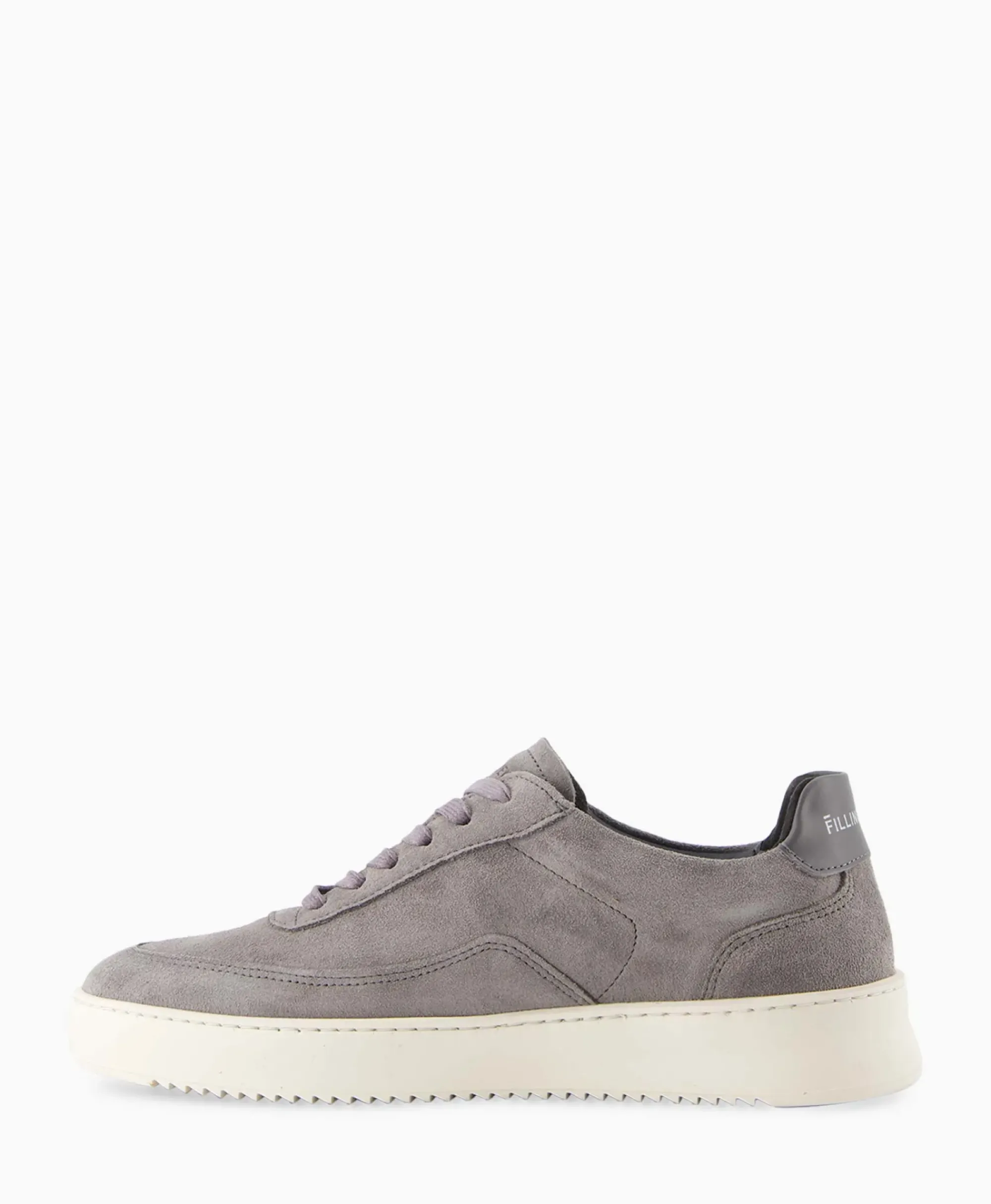 Sneakers^Filling Pieces Sneaker Mondo Suede Organic Grijs