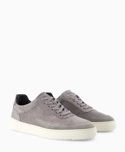 Sneakers^Filling Pieces Sneaker Mondo Suede Organic Grijs