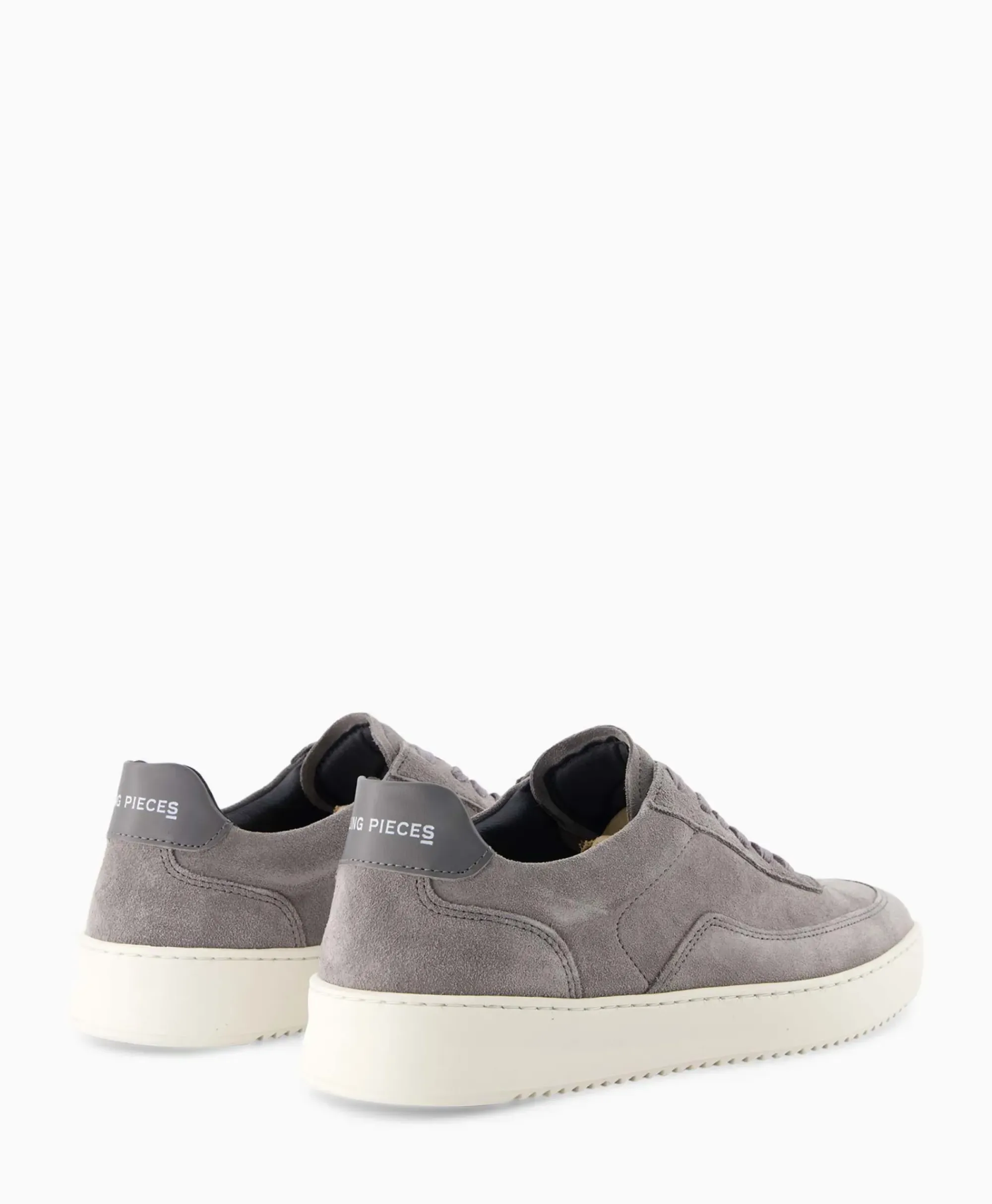 Sneakers^Filling Pieces Sneaker Mondo Suede Organic Grijs