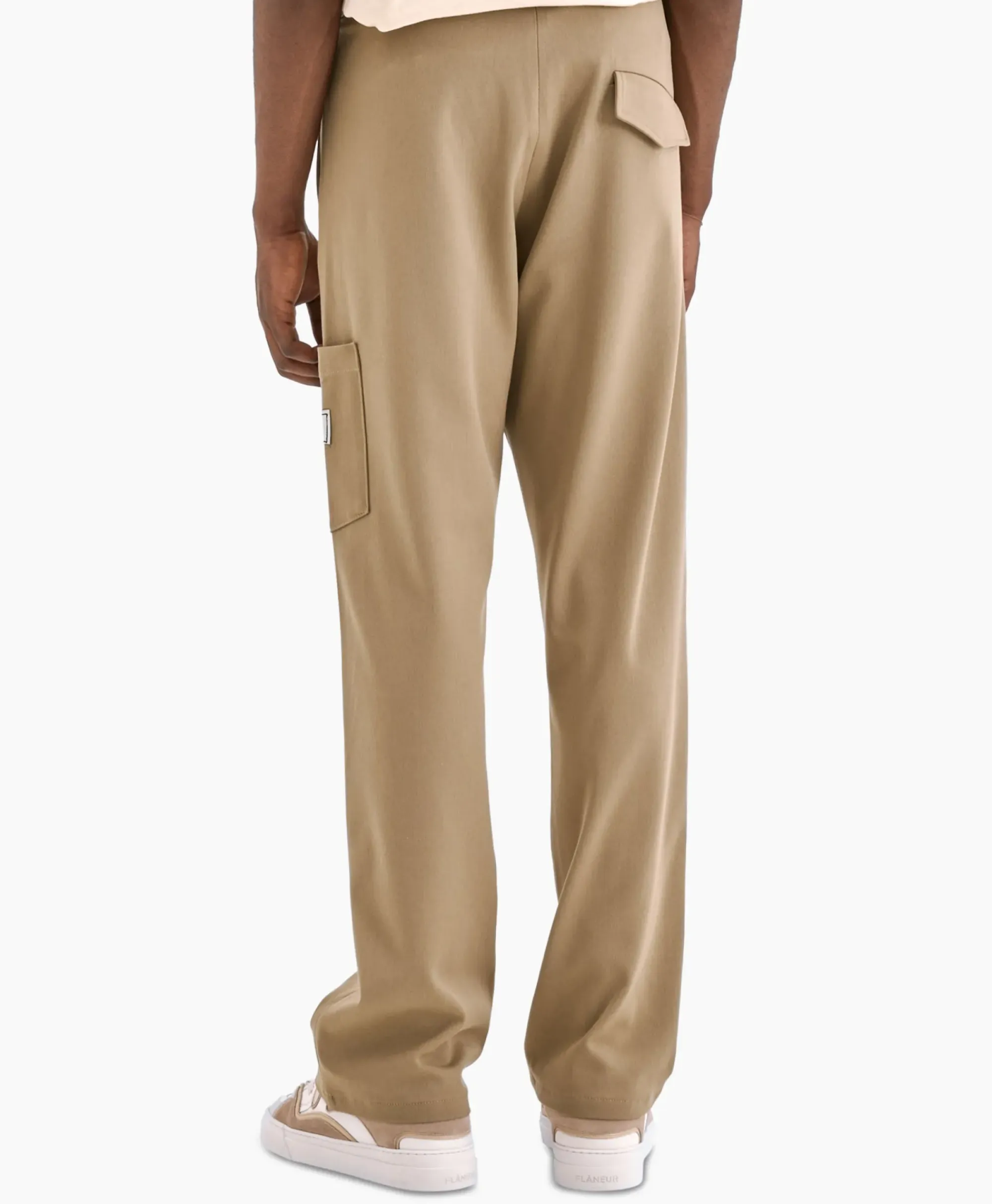 Broeken^Flâneur Flaneur Broek Atelier Tailored Trousers Beige