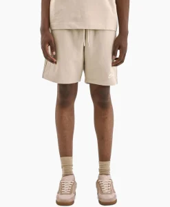 Broeken^Flâneur Flaneur Korte Broek Signature Beige