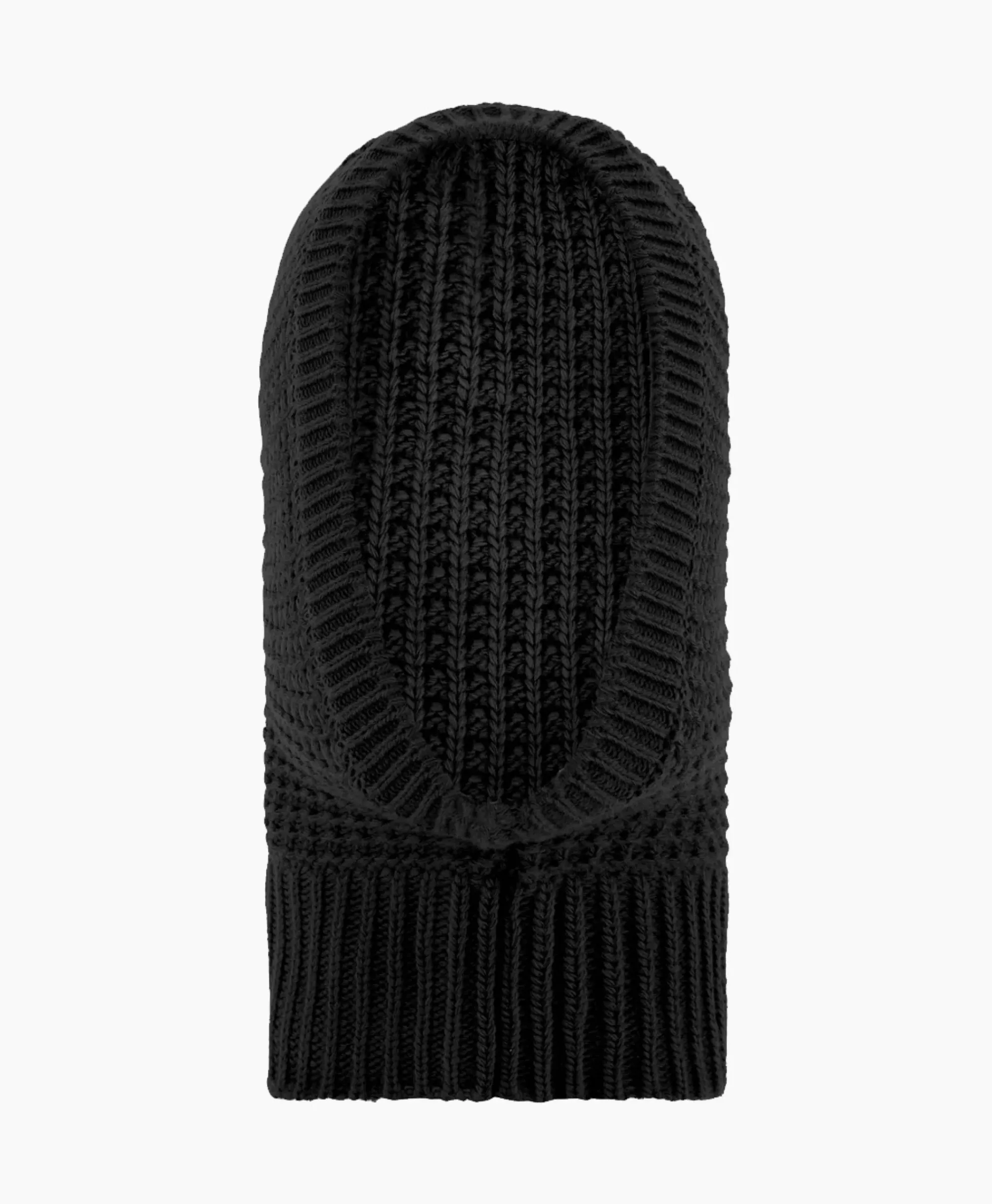 Mutsen^Flâneur Flaneur Muts Wool Balaclava Zwart