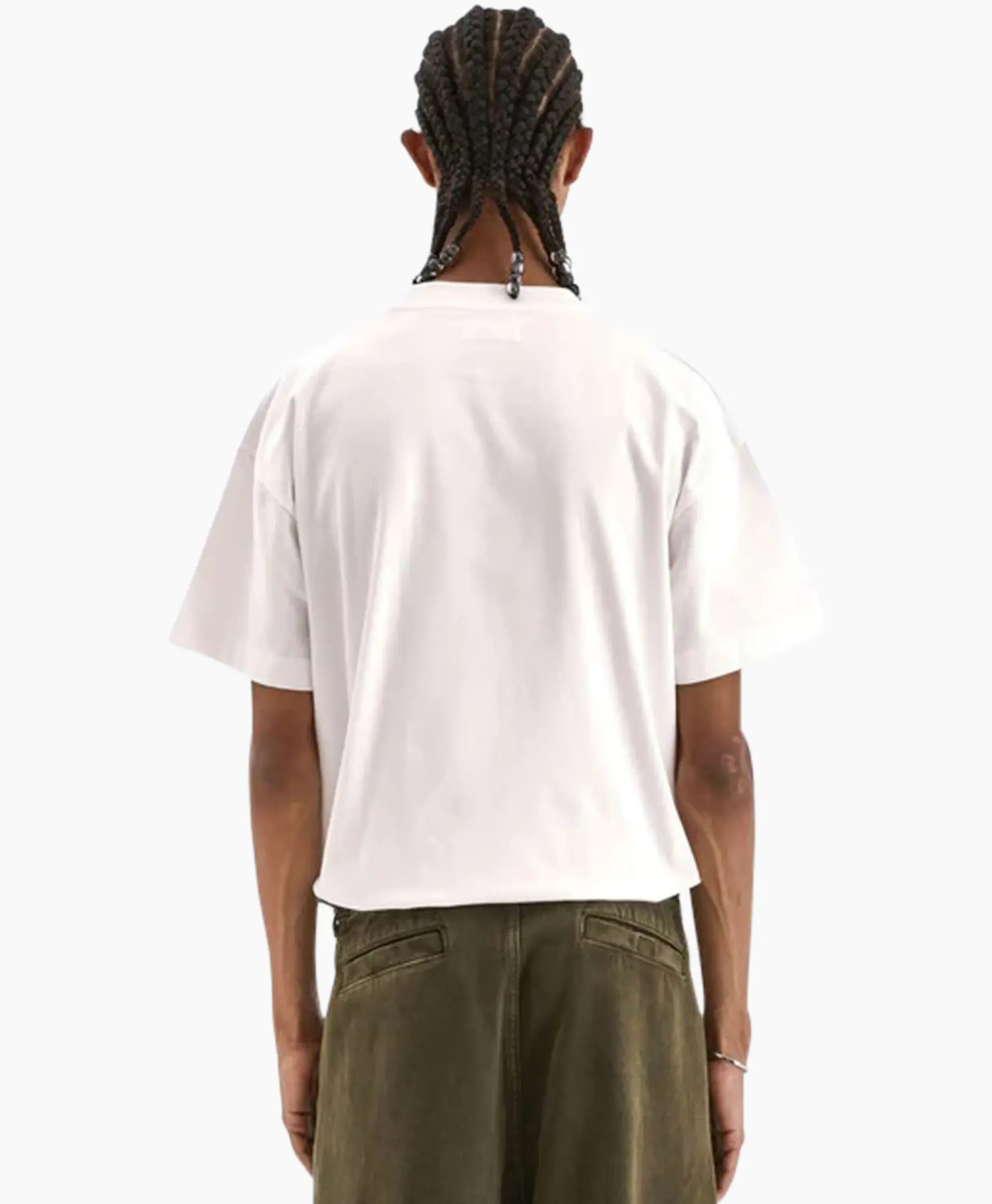 T-Shirts^Flâneur Flaneur T-Shirt Korte Mouw Botanical Wit