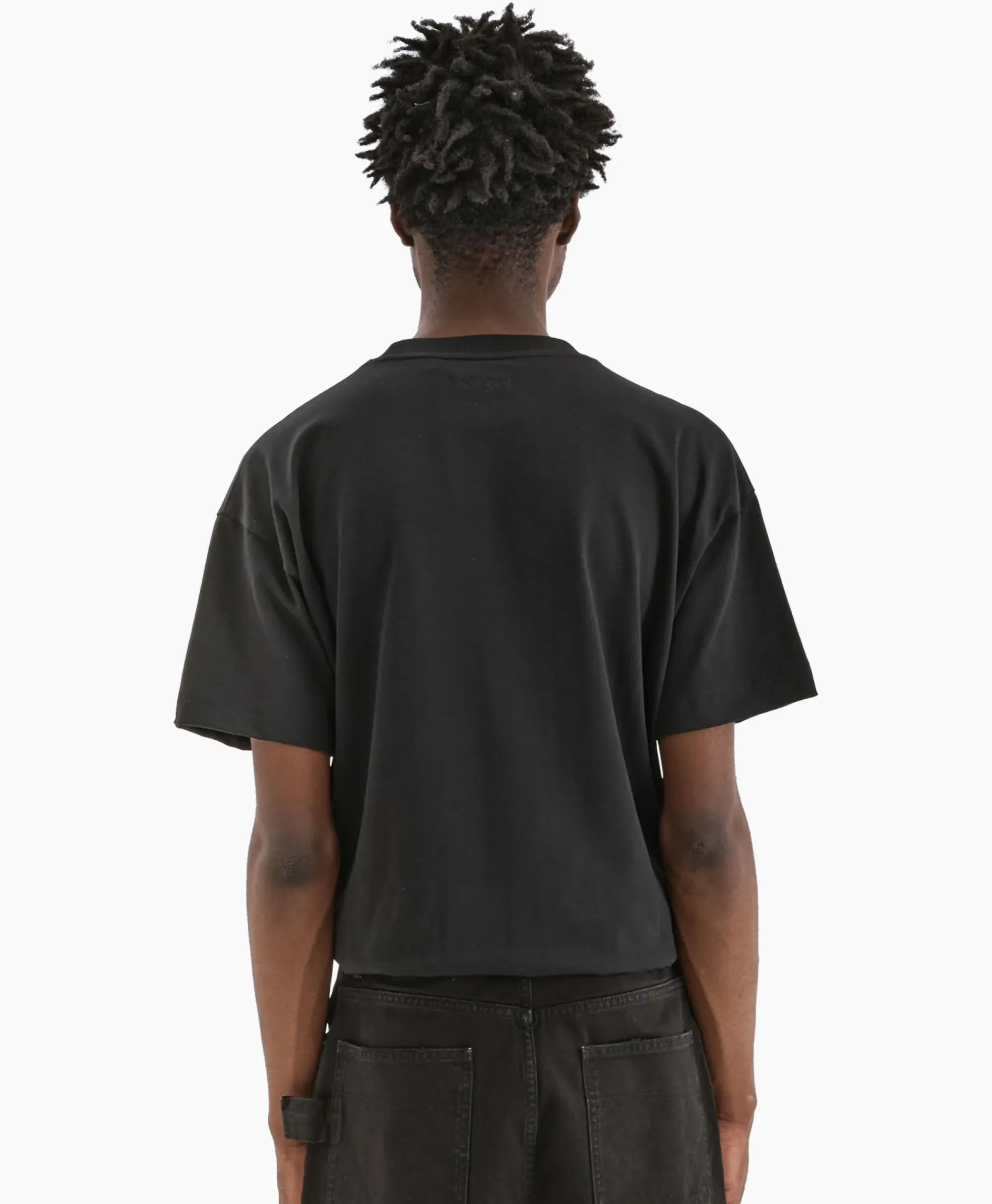 T-Shirts^Flâneur Flaneur T-Shirt Korte Mouw Botanical Zwart